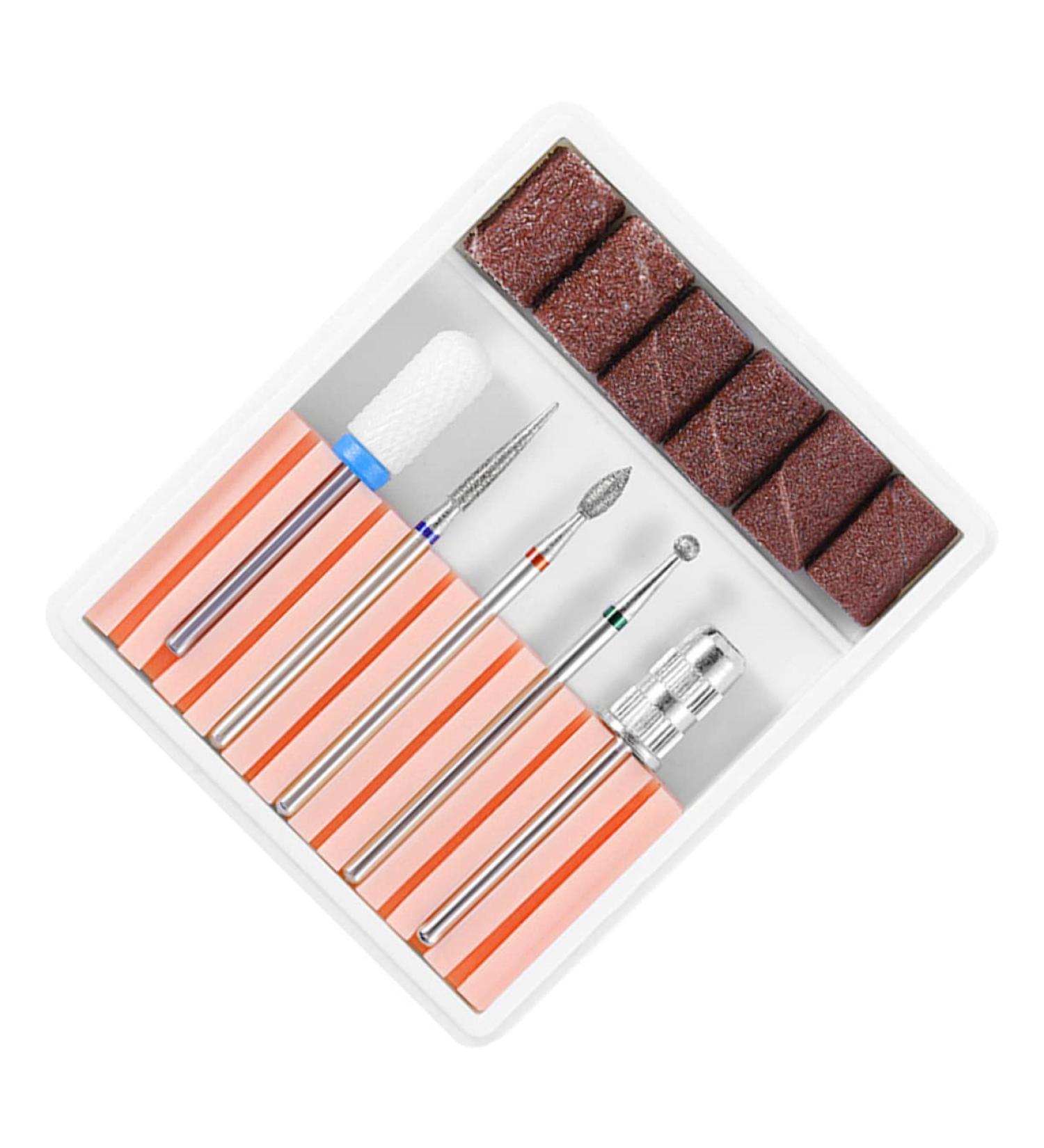 POPETPOP 1 Set Nail Grinding Head Gel Polish Remover Drill Bit Manicure Drill Bits Nail Bits Nail Art Equipment Nail File Bits Acrylic Nail Tools Nail Drill Bits Electric Accessories 6.5x5.5cm Pink - Buy Online on SooperMarket.com