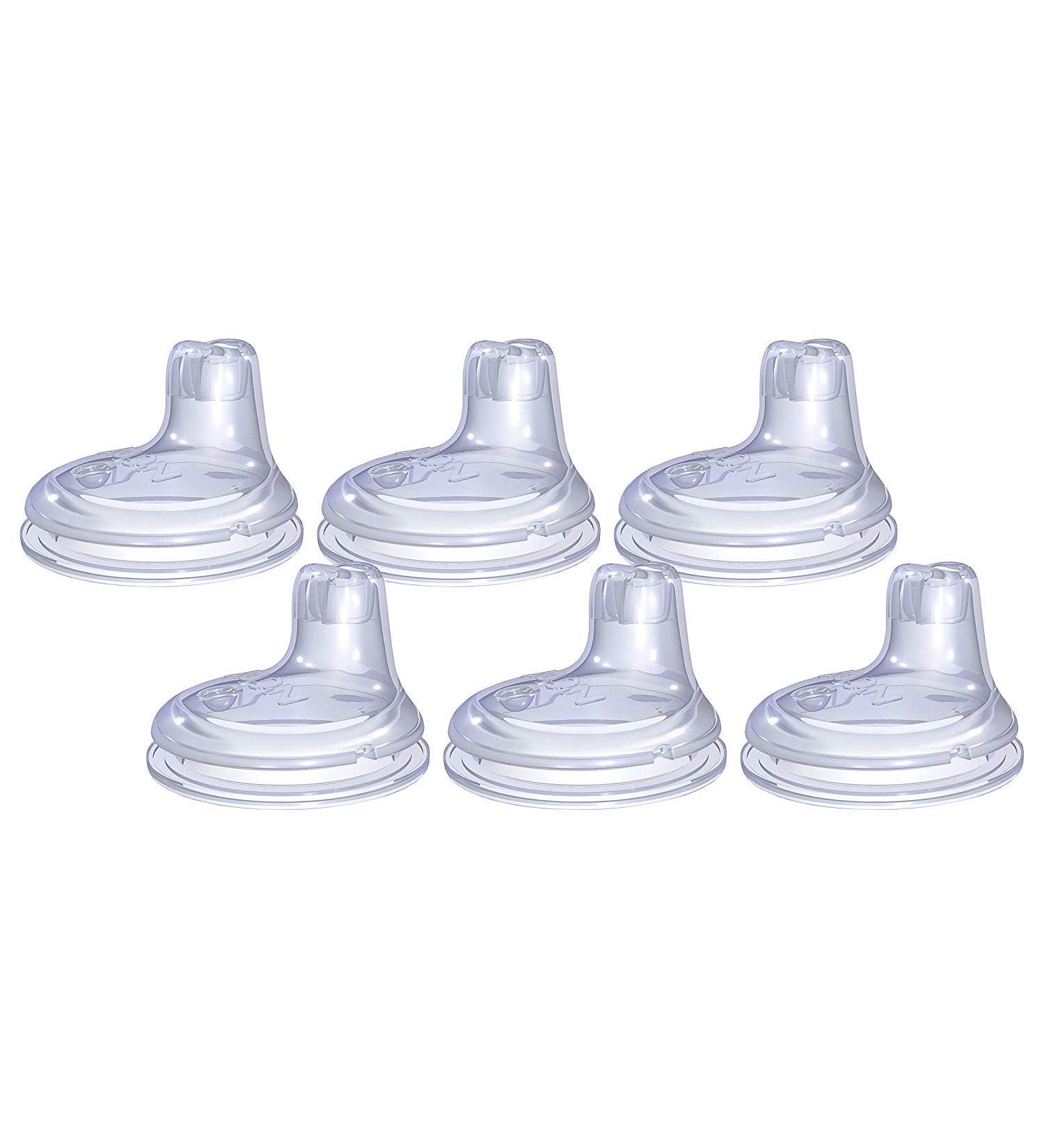 Nuby Sippy Gripper Cup Replacement Spouts - 6 Count 6 Count (Pack of 1) - Buy Online on SooperMarket.com
