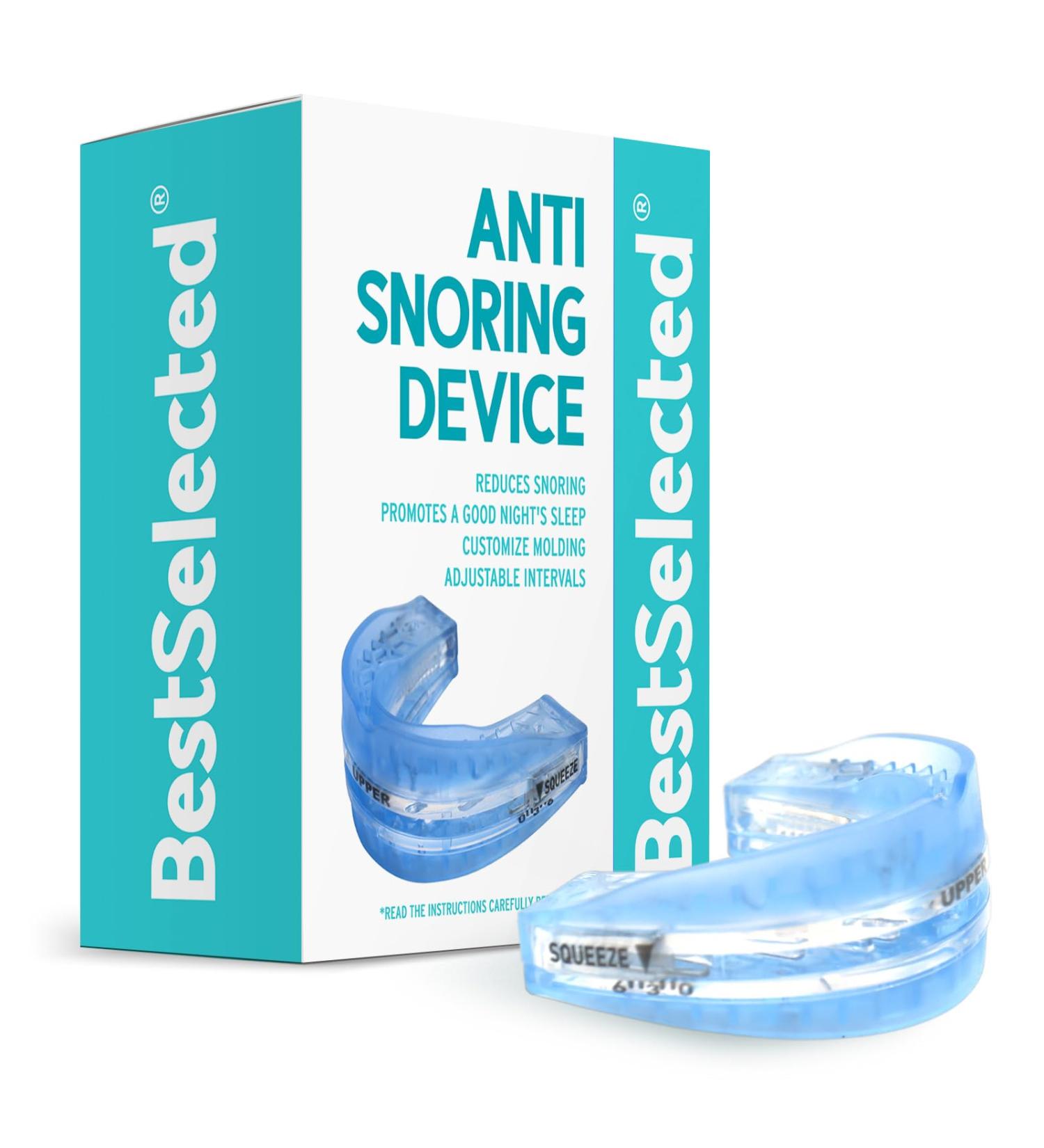 Anti Snoring Mouth Guard Device: Medium Anti Snoring Devices Ronflement Solution - Stop Snore Guard Mouthpiece Sleeping Mouth Stopper - Sleep Apnea Devices (Blue) - Buy Online on SooperMarket.com