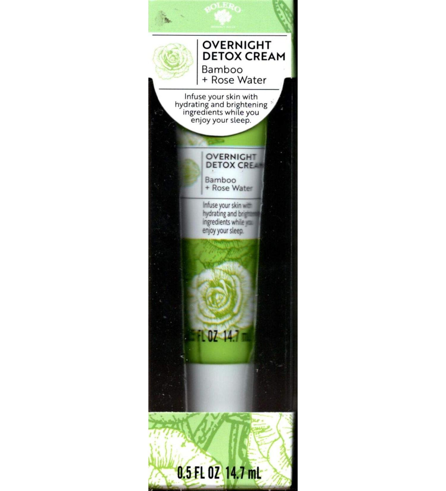 Overnight Detox Cream Bamboo + Rose Water 5fl oz (14.7ml)