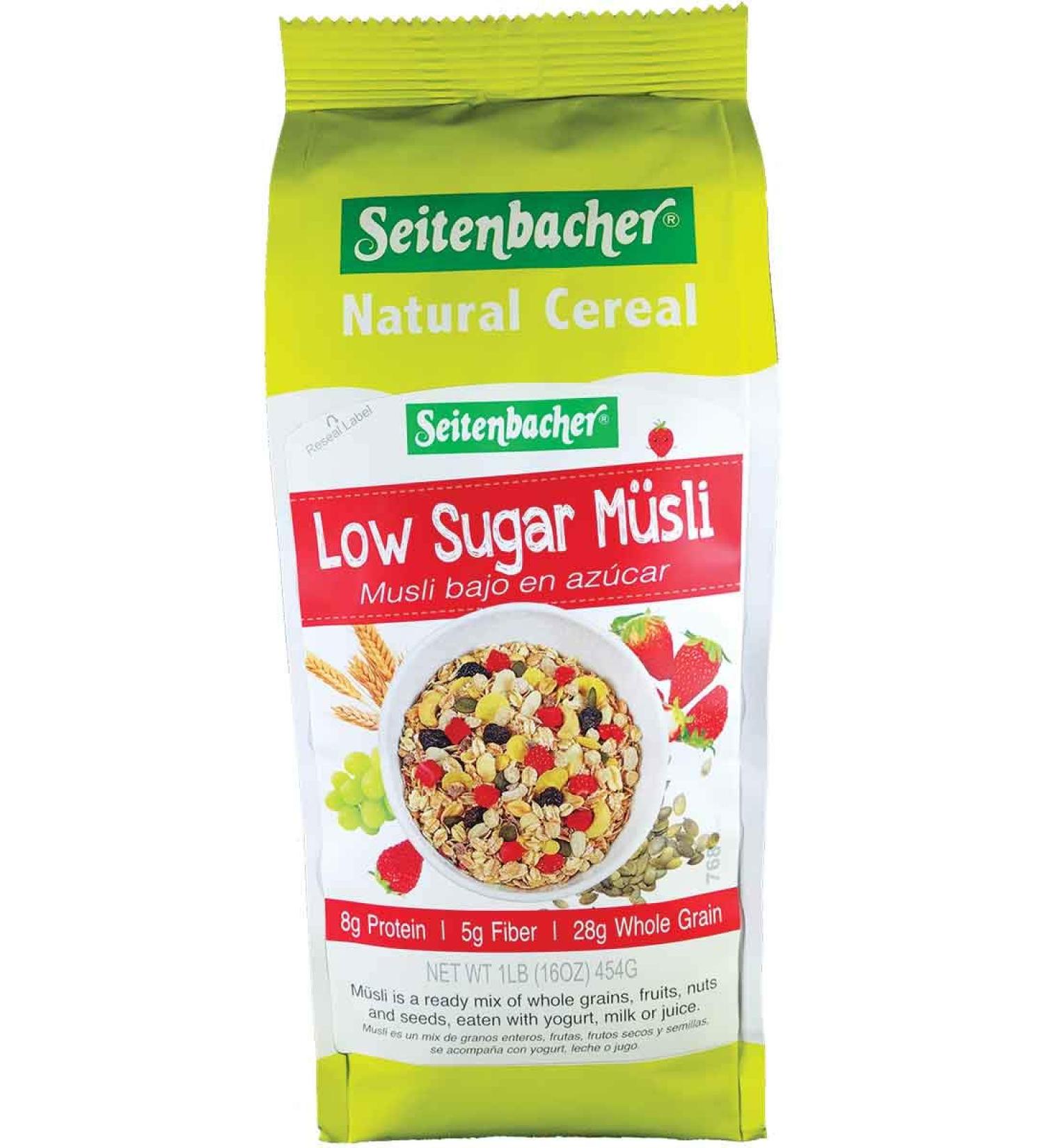 Seitenbacher Low Sugar Muesli Natural Cereal - 16oz - Buy Online on SooperMarket.com