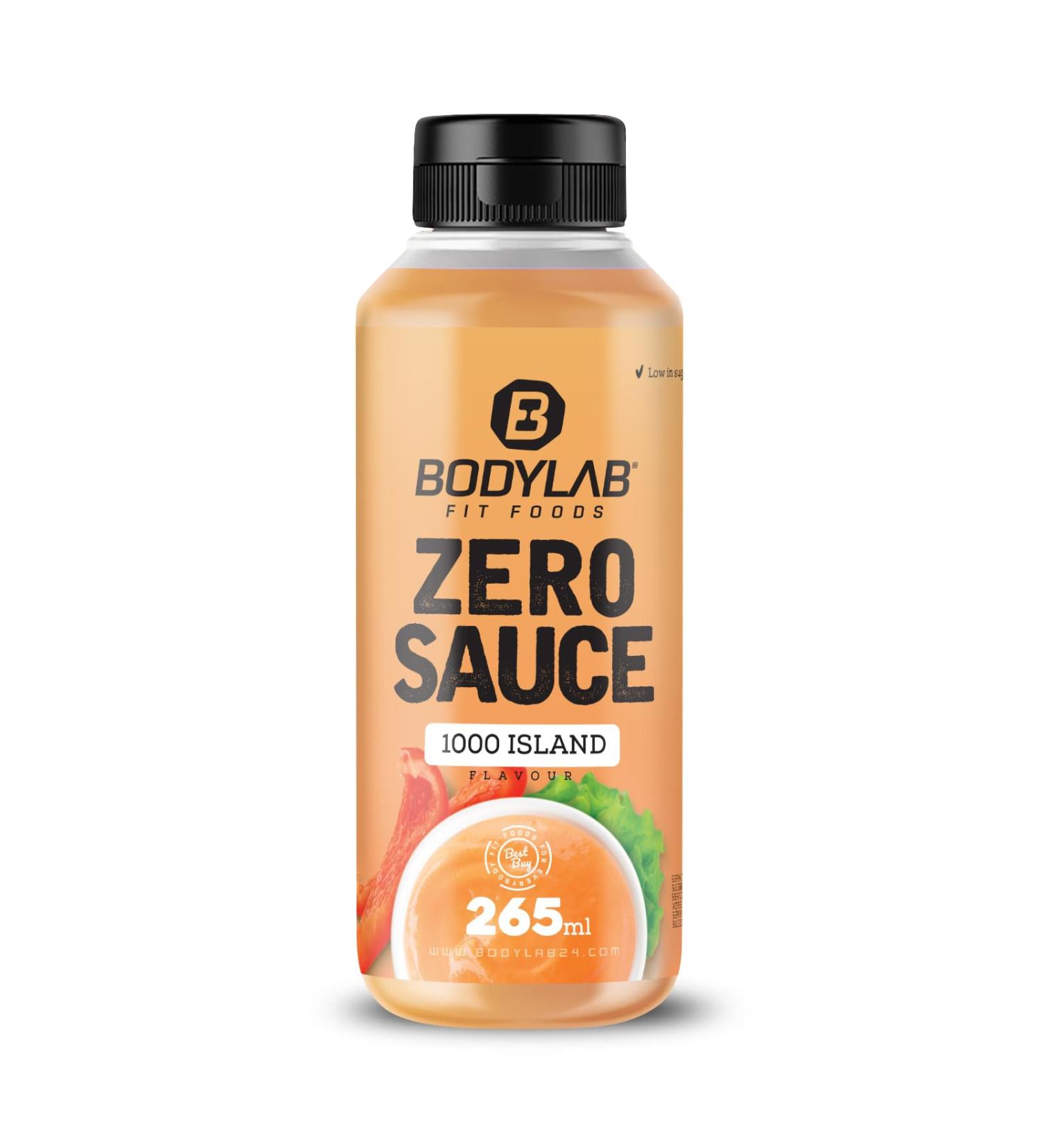 Buy BODYLAB24 Zero Sauce 1000 Island 265ml - Low-Calorie Fat & Sugar Reduced Dressing for Diets | Perfect for Refined Dishes - 3-9 kcal per 15g - Buy Online on SooperMarket.com