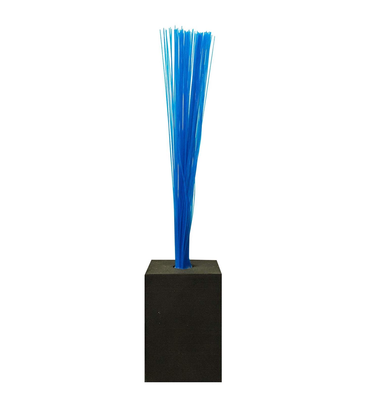 CHAMPRO Foam Base Plug with Optic Blue Tassel, Black, Optic Blue, B008F