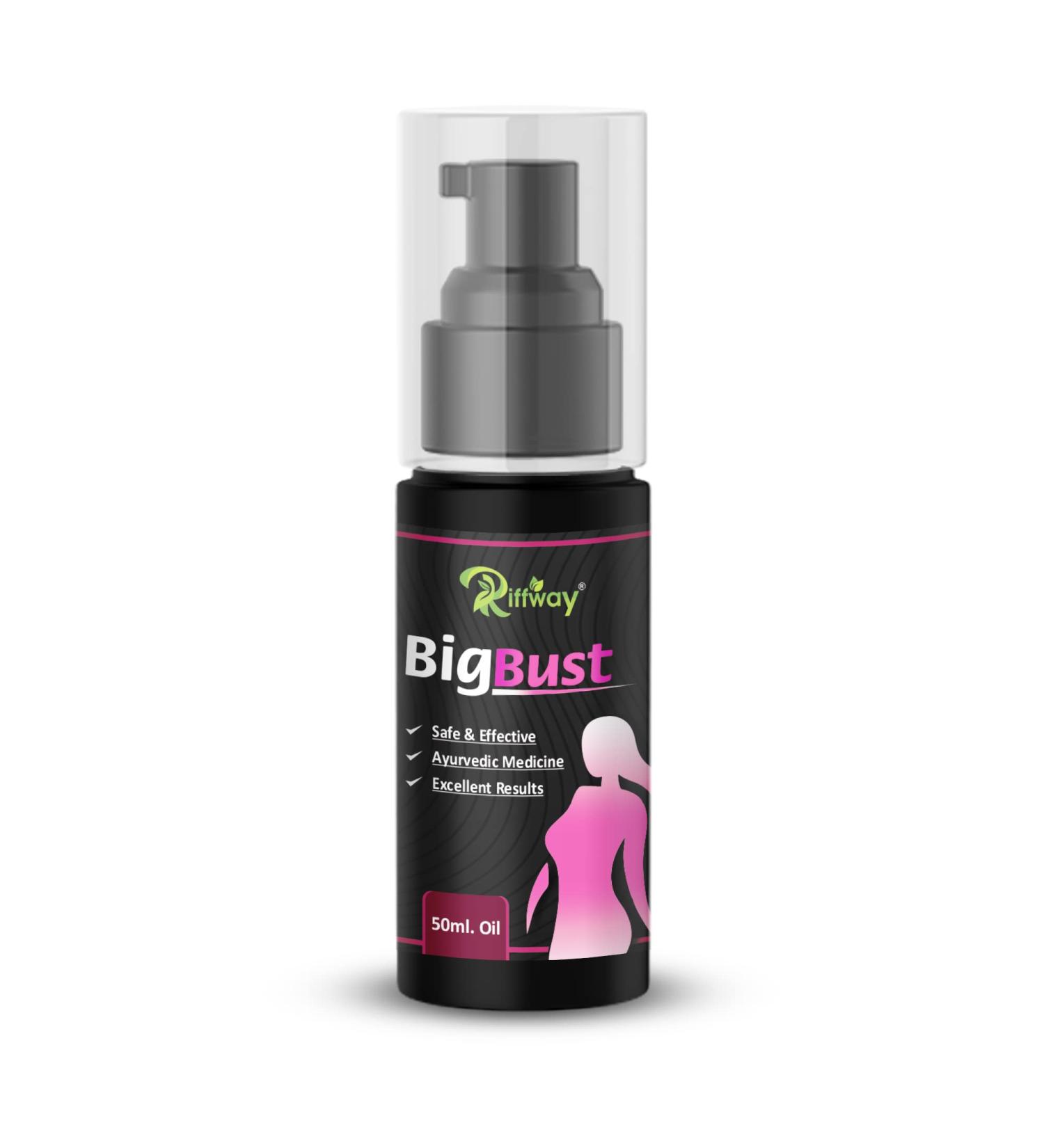 Riffway Big Bust 50ml Breast Oil Enhance Volume & Feminine Curves | International Shipping Available - Buy Online on SooperMarket.com