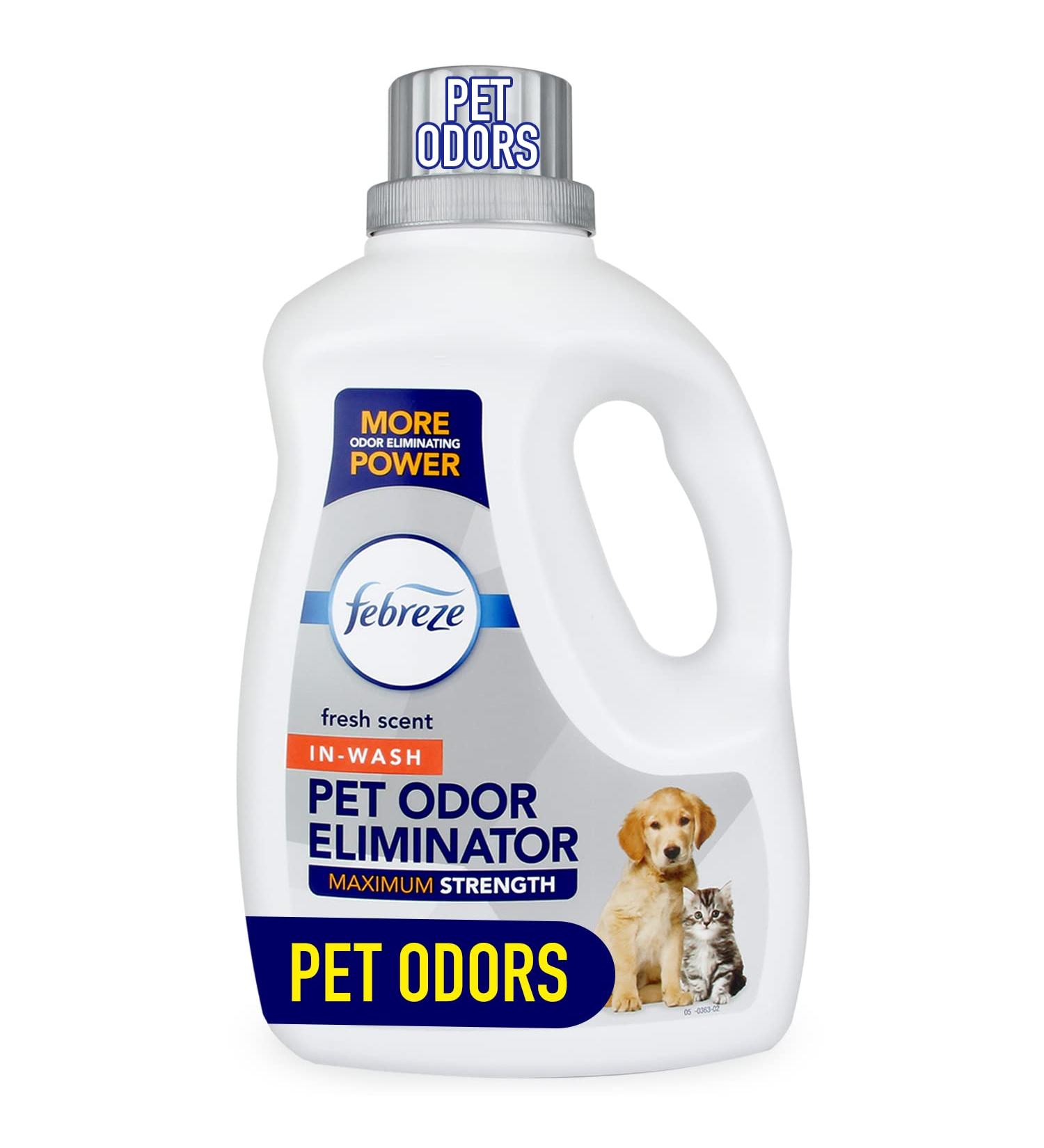 Febreze Pet Odor Eliminator Laundry Detergent Additive - Maximum Strength, 98 floz - Buy Online on SooperMarket.com