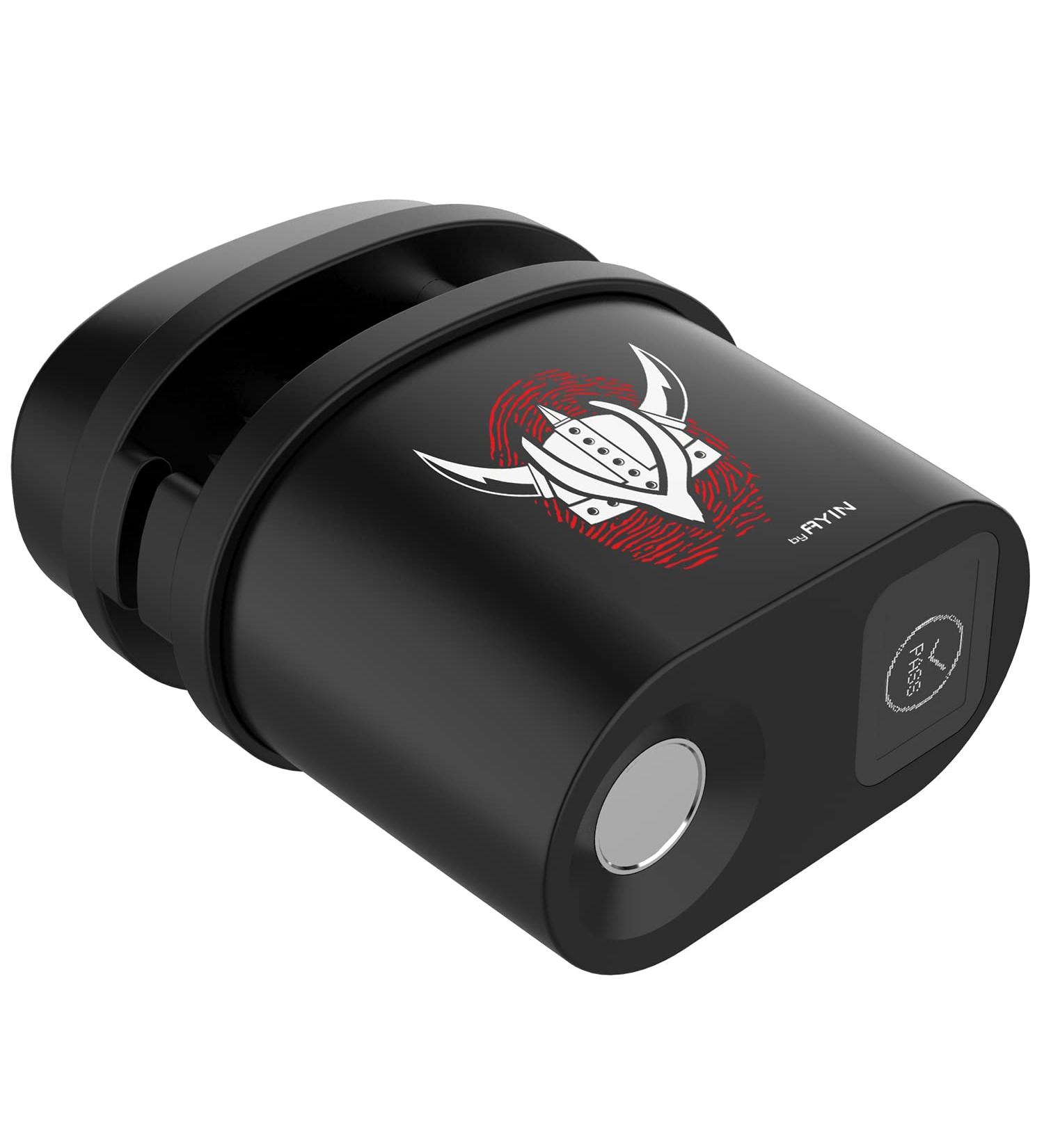 AYIN Viking Biometric Trigger Lock | Fingerprint Gun Lock | LCD Screen | 2023 Model | Weather & Dust Resistant | Fits Most Modern Firearms - Buy Online on SooperMarket.com