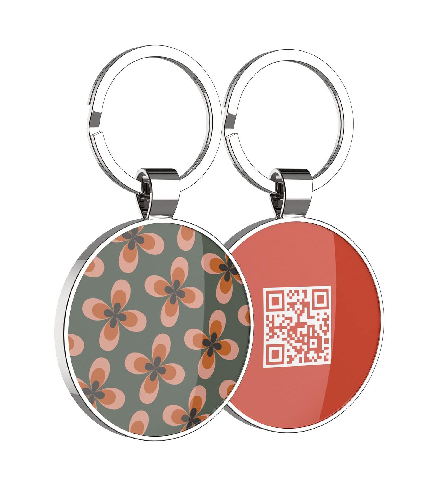 DISONTAG QR Code Dog ID Tag - Personalized Social Profile Free Online Pet Management Modifiable Privacy Controls Round A4 Size - Buy Online on SooperMarket.com