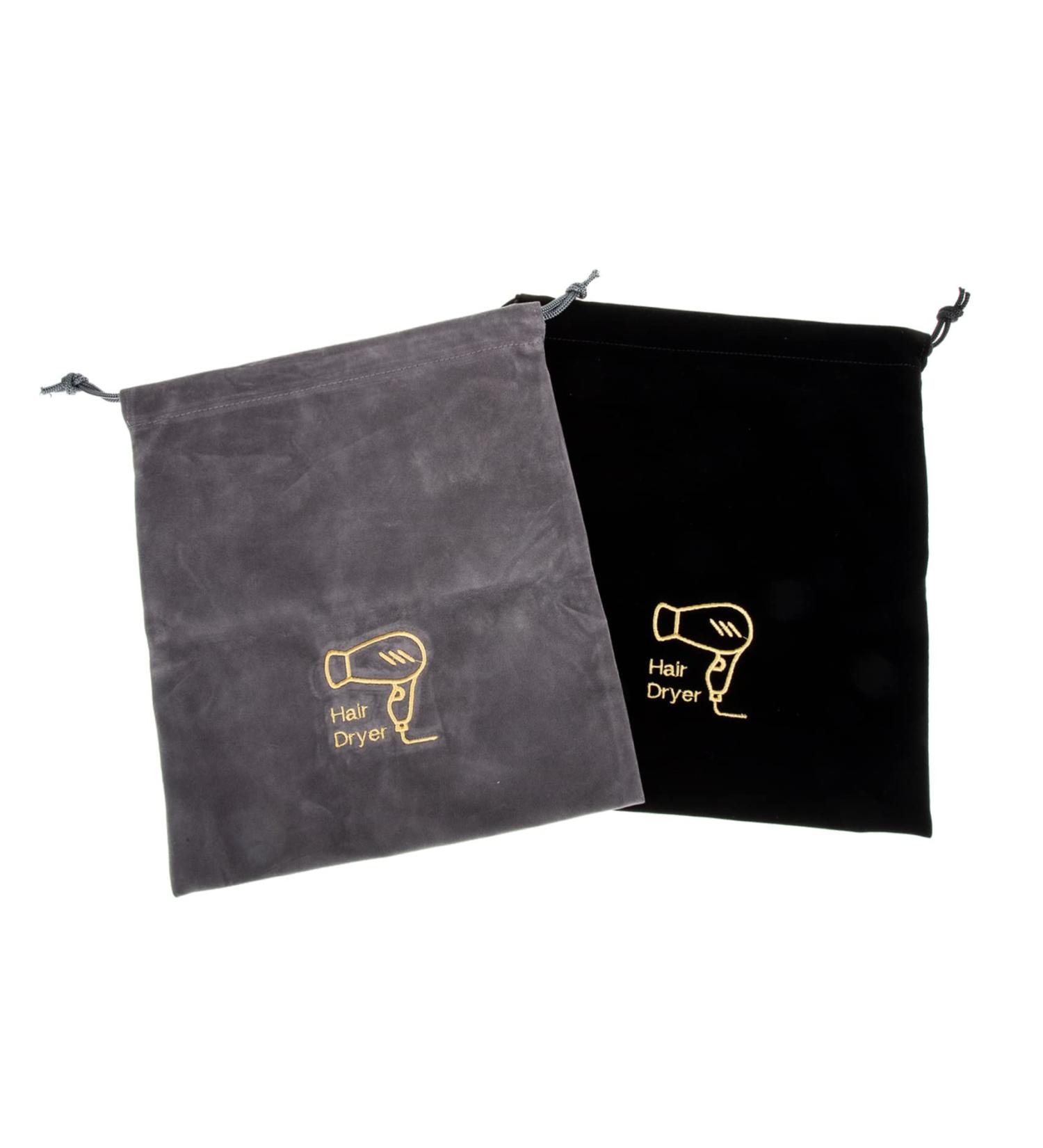 WOONEKY 4 Pcs Hair Dryer Bag Hair Travel Bag Portable Blow Dryer Hair Dryer Drawstring Bag Flannel - Buy Online on SooperMarket.com