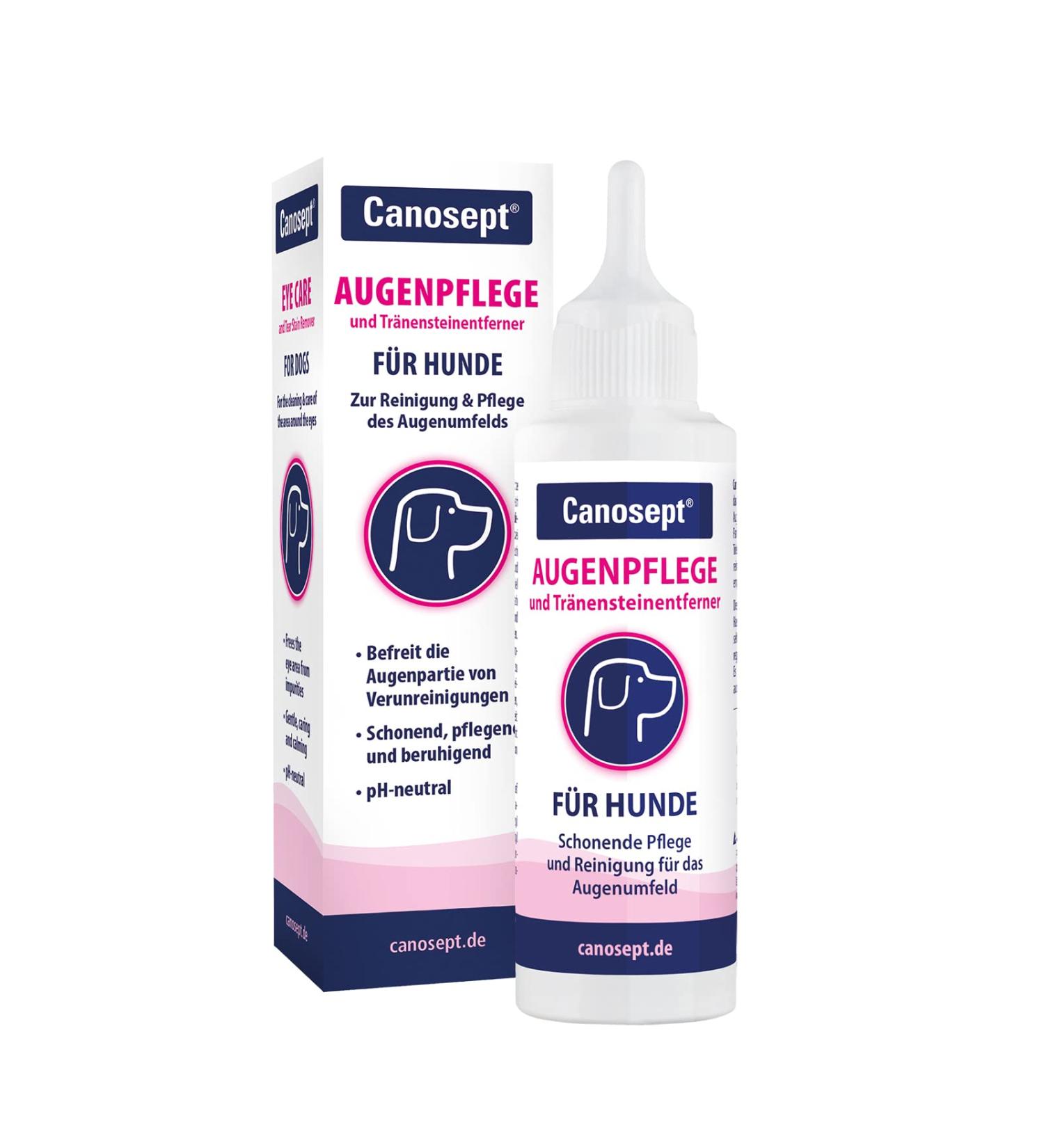 Canosept Eye Care for Dogs 120ml - Tear Stain Remover & Sensitive Eye Care Solution - Buy Online on SooperMarket.com