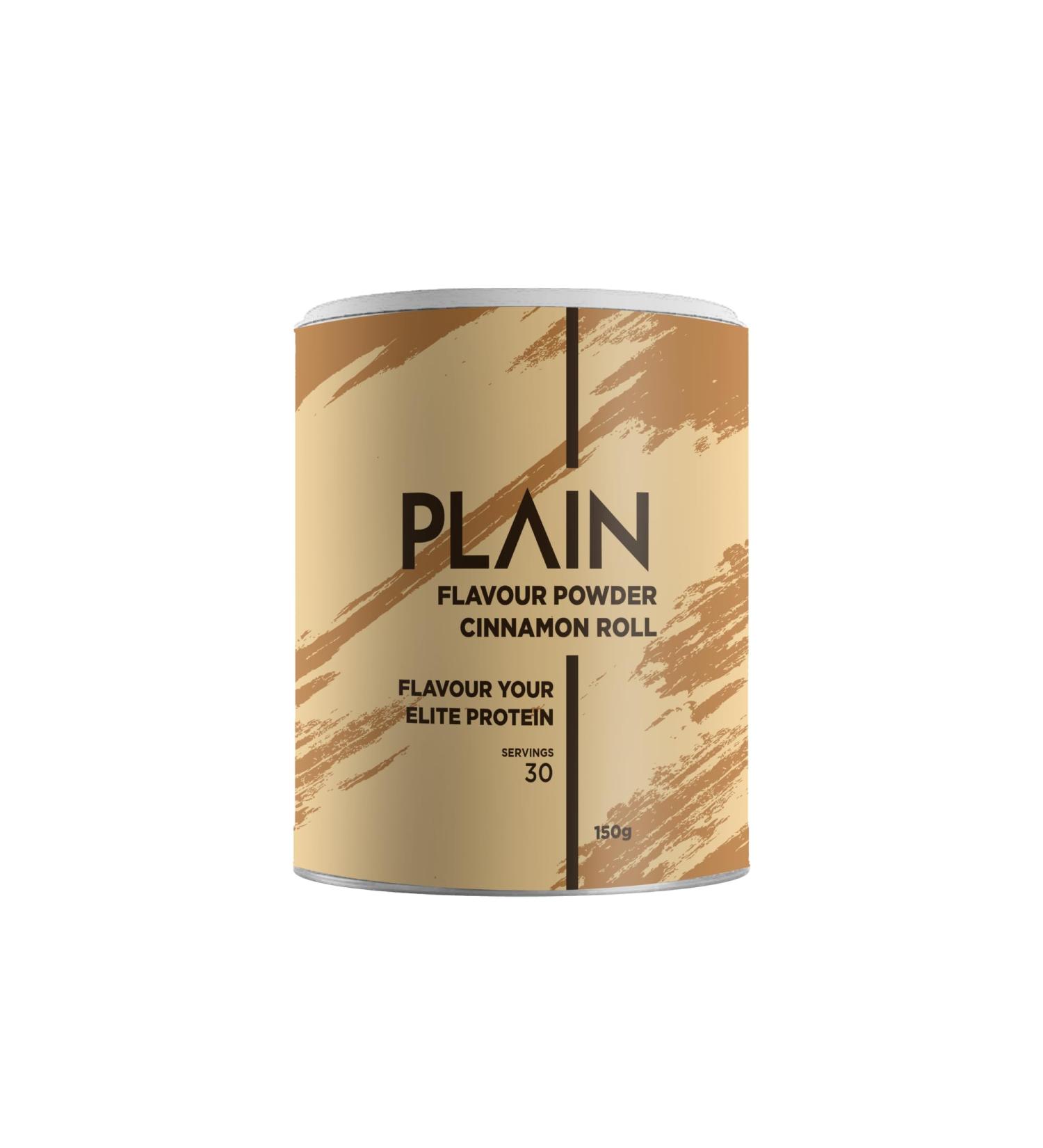 Buy Plain Flavor Cinnamon Snail Powder - 150g for 30 Portions | Natural Creamy Sugar-Free Flavor for Food & Protein - Buy Online on SooperMarket.com