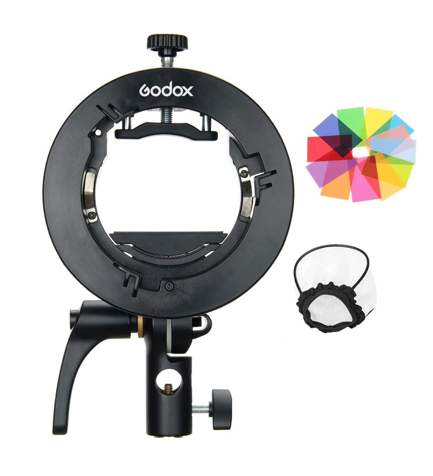 Godox S2 Bowen Mount S-Type Flash Holder for V1 V860II AD200 AD400Pro Speedlite - Buy Online on SooperMarket.com