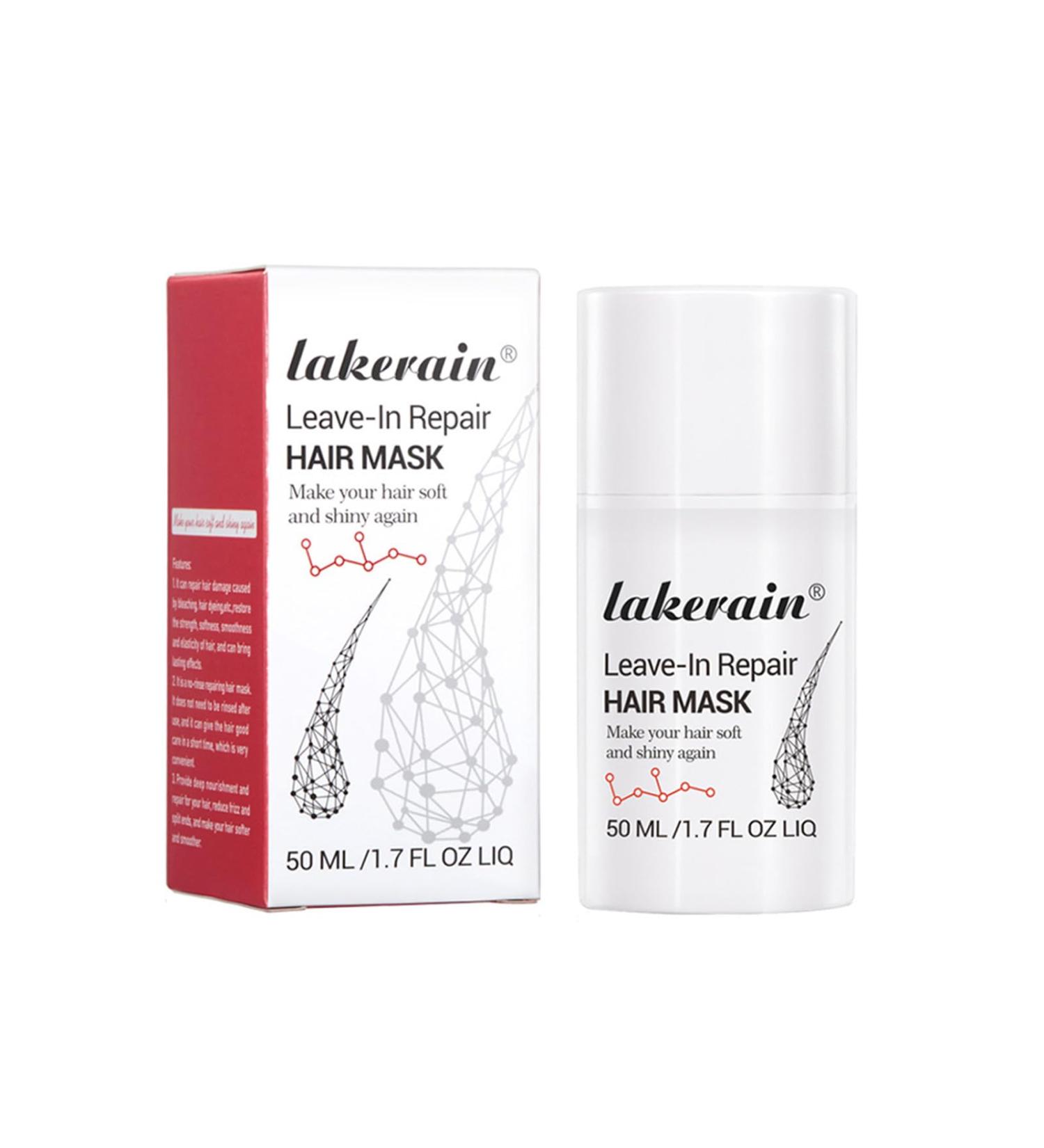 Leave-In Repair Hair Mask | Vegan Collagen for Softening & Restoring Shine | Hydrating Treatment for Dry & Damaged Hair | Split Ends Solution - Buy Online on SooperMarket.com