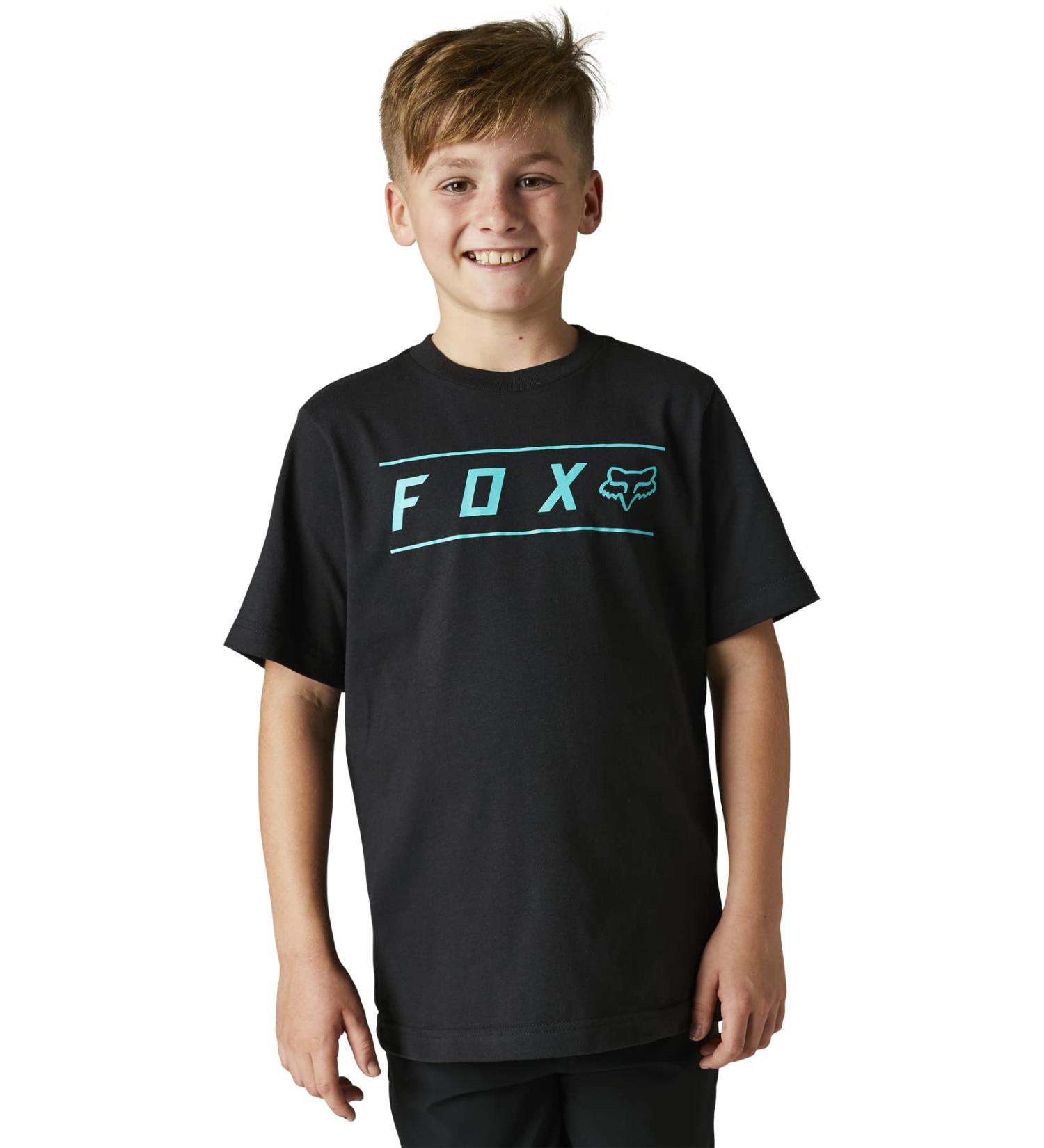 Fox Racing Unisex Kids YTH Pinnacle Ss Tee Motorcycle Clothing M Black