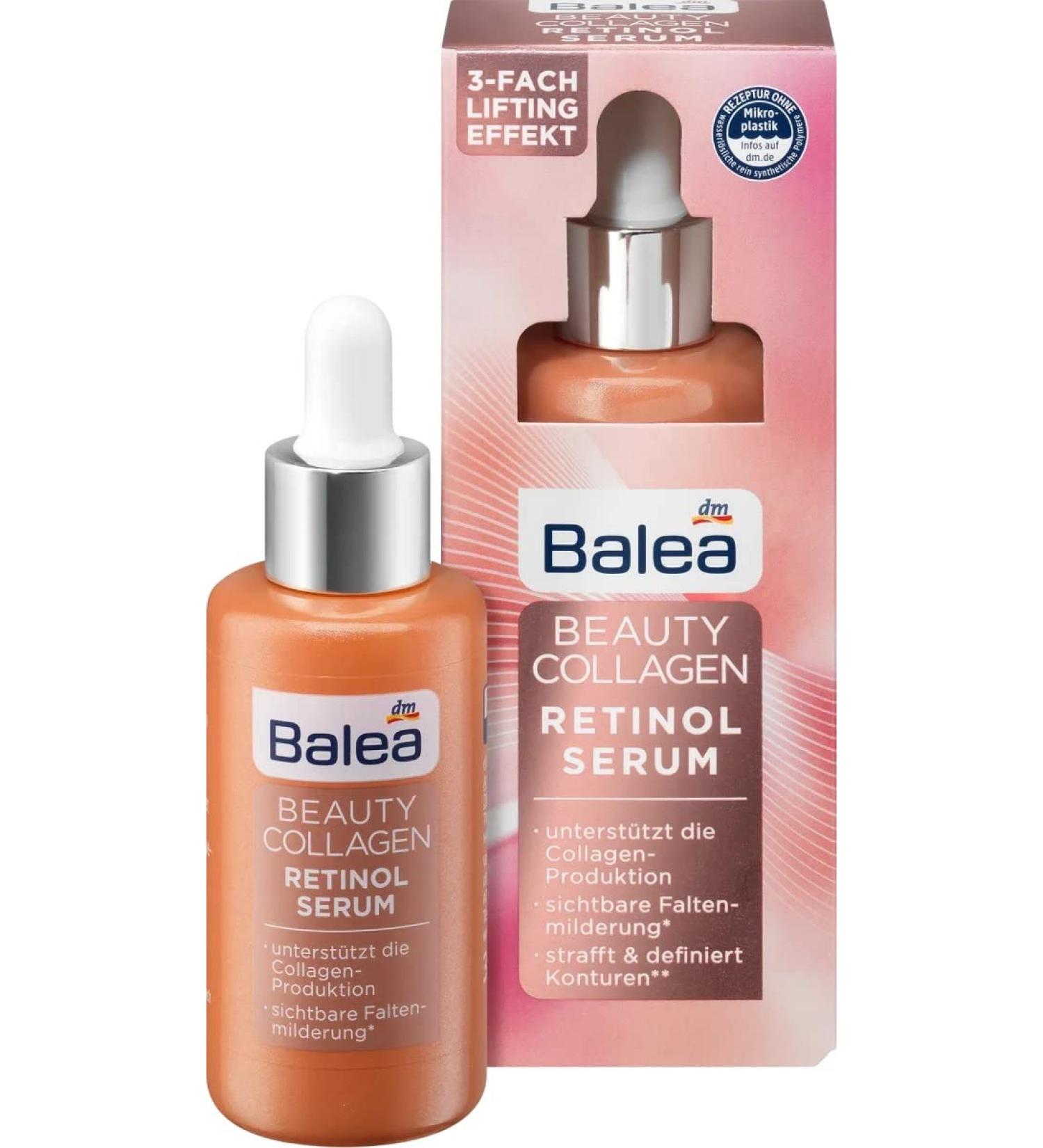 Balea Beauty Collagen Retinol Serum 30ml - Anti-Aging Skin Care | Shop Internationally - Buy Online on SooperMarket.com