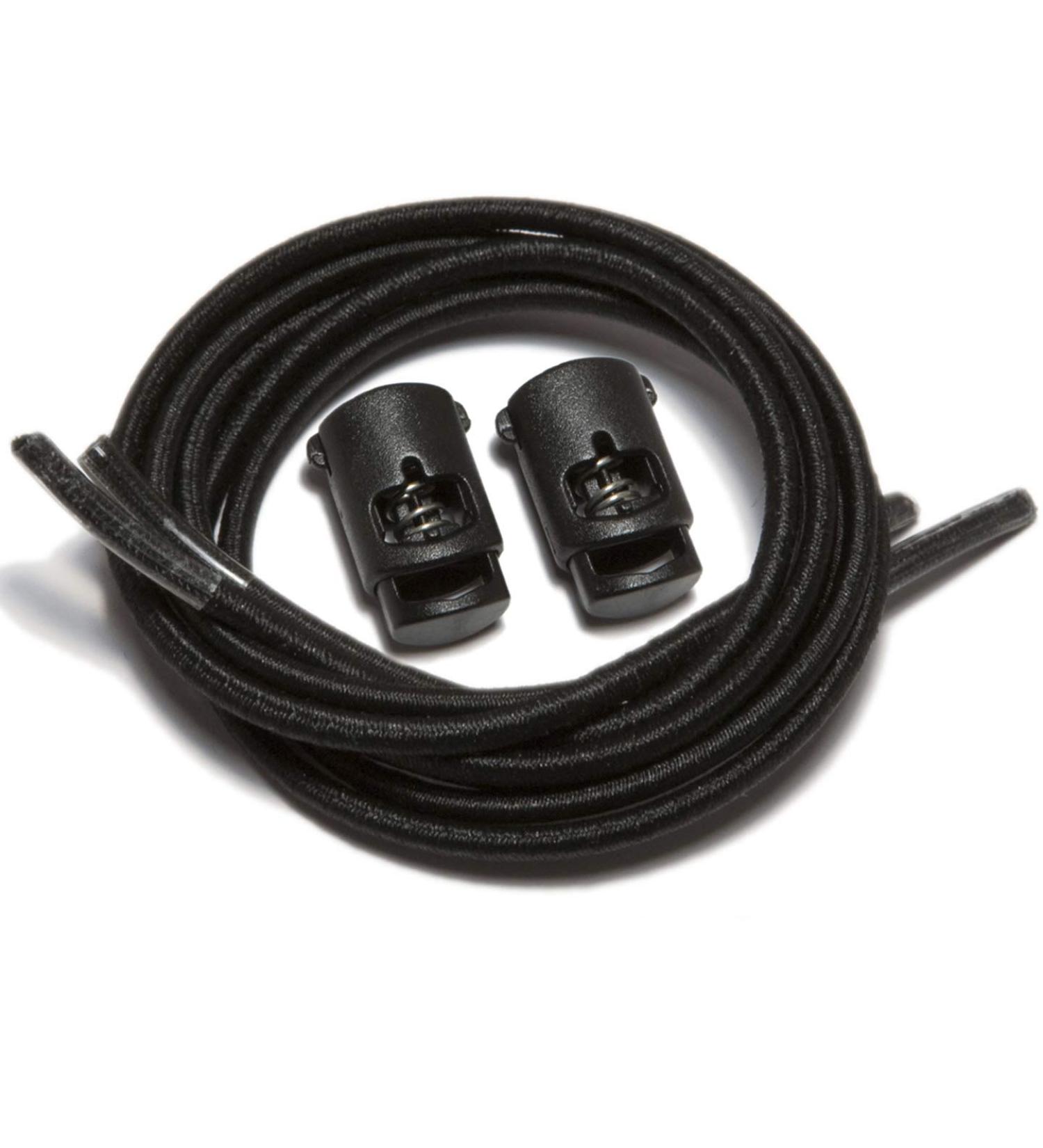 iBungee Laces: 34-inch Black Elastic No Tie Shoelaces (Made in the USA) - Buy Online on SooperMarket.com