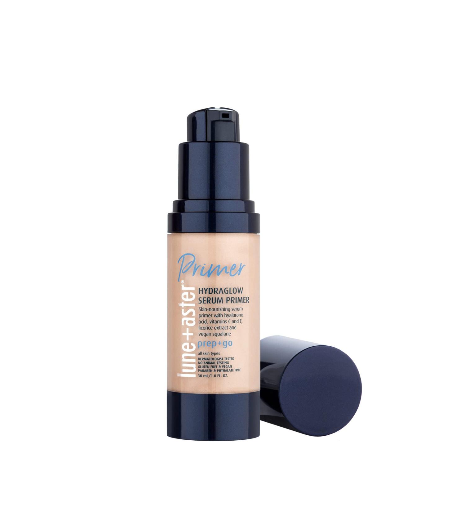 Lune+Aster HydraGlow Serum Primer - Anti-Aging & Brightening Skin-Nourishing Makeup Base - Buy Online on SooperMarket.com