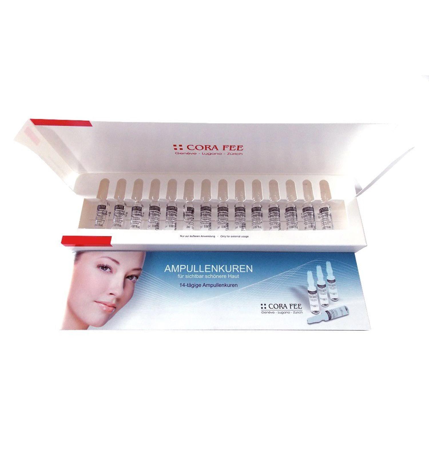 Cora Fee Hyaluron Ampoule Treatment - 14x2ml Hydrating Serum for Glowing Skin | International Shipping Available - Buy Online on SooperMarket.com