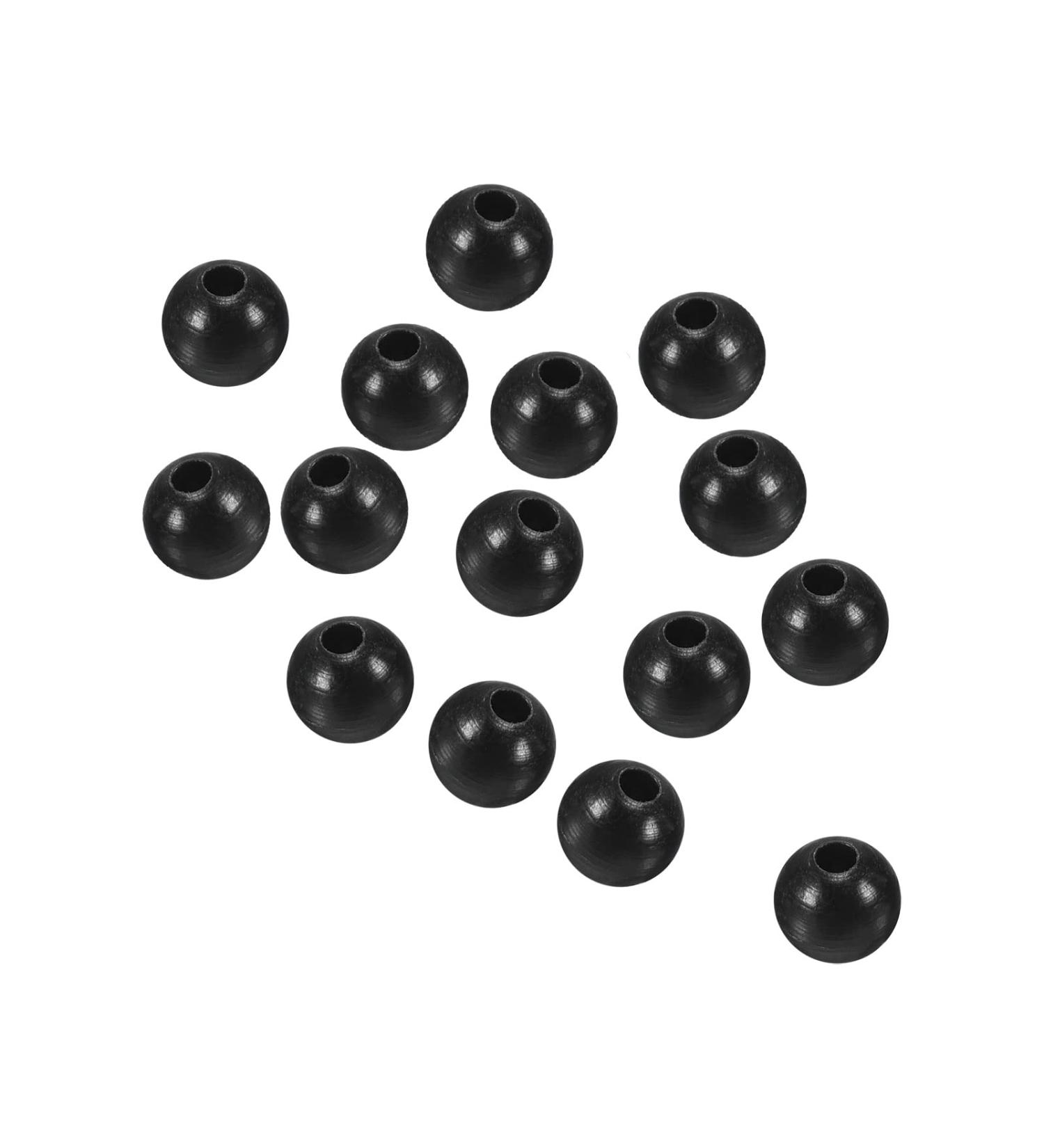 PATIKIL 200pcs 3mm Black Fishing Beads - Premium Plastic Fishing Bait Eggs for Tackle - Buy Online on SooperMarket.com