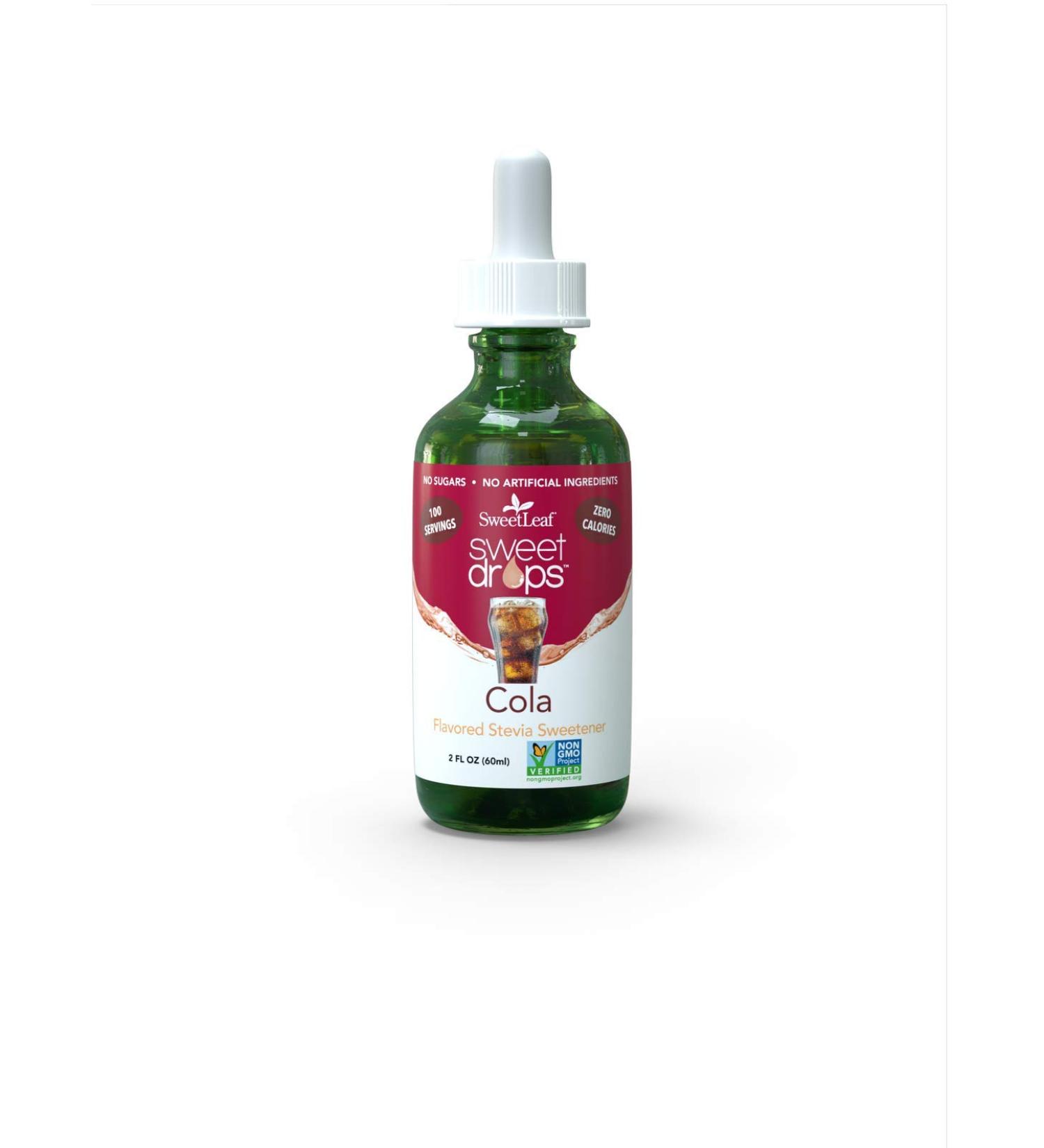 Wisdom Natural SweetLeaf Sweet Drops Stevia Cola - 2 fl oz (60 ml) | All-Natural Sweetener - Buy Online on SooperMarket.com