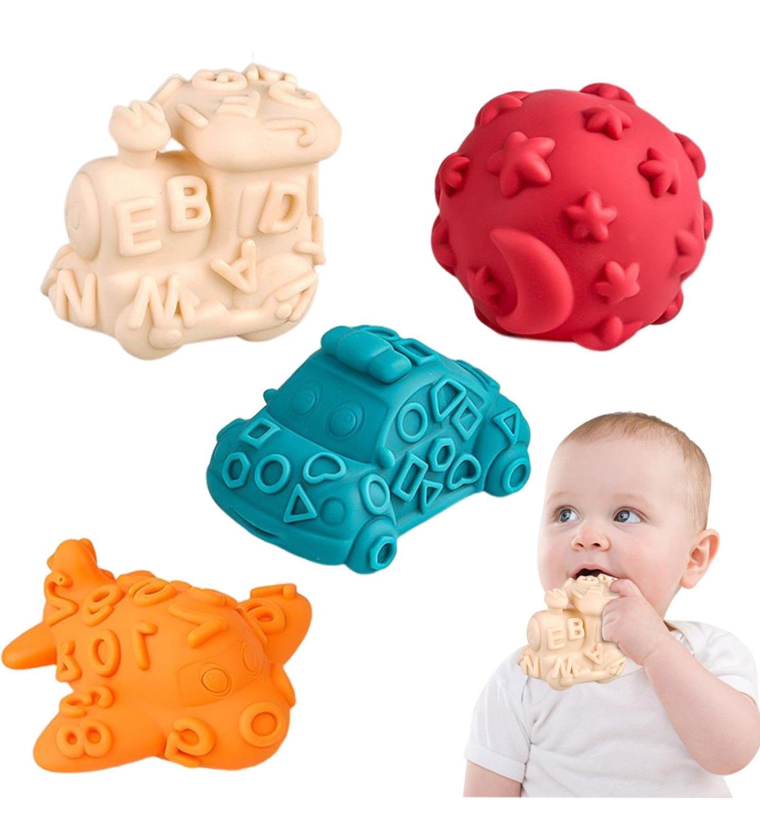 Shop Sensory Squeezing Rattling Balls - Colorful Soft Massage Toys for All Ages | Perfect Multisensory Gift - Buy Online on SooperMarket.com