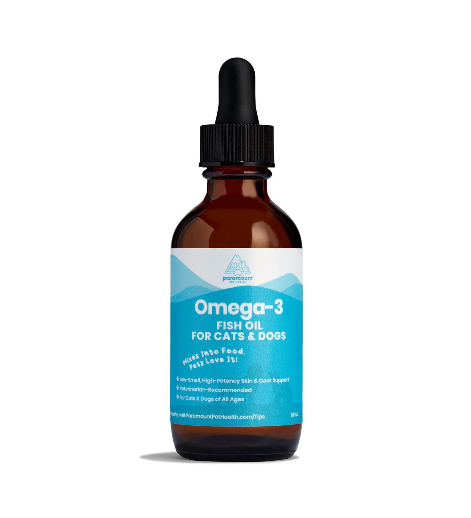 Omega 3 Fish Oil for Cats & Small Dogs | Premium Quality Pet Supplement - 2oz - Buy Online on SooperMarket.com