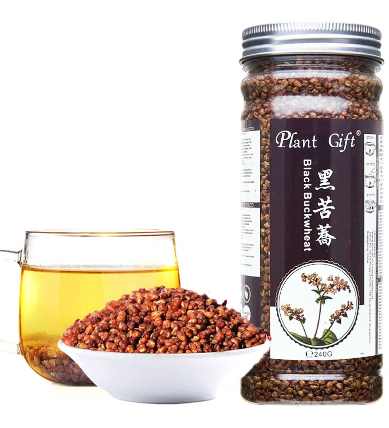 Buy Black Buckwheat Tea - Caffeine-Free Herbal Loose Leaf 240g | Tarty Chinese Tea - International Shipping - Buy Online on SooperMarket.com