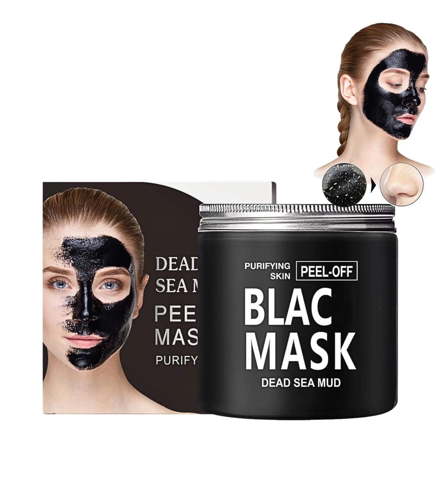 Peel Off Face Masks Blackhead Remover Mask Bamboo Charcoal Face Masks Skincare Peel Off Dead Sea Face Mask for Dirt Acne Pores Shrinking Deep Cleansing Purifying Skin - Buy Online on SooperMarket.com