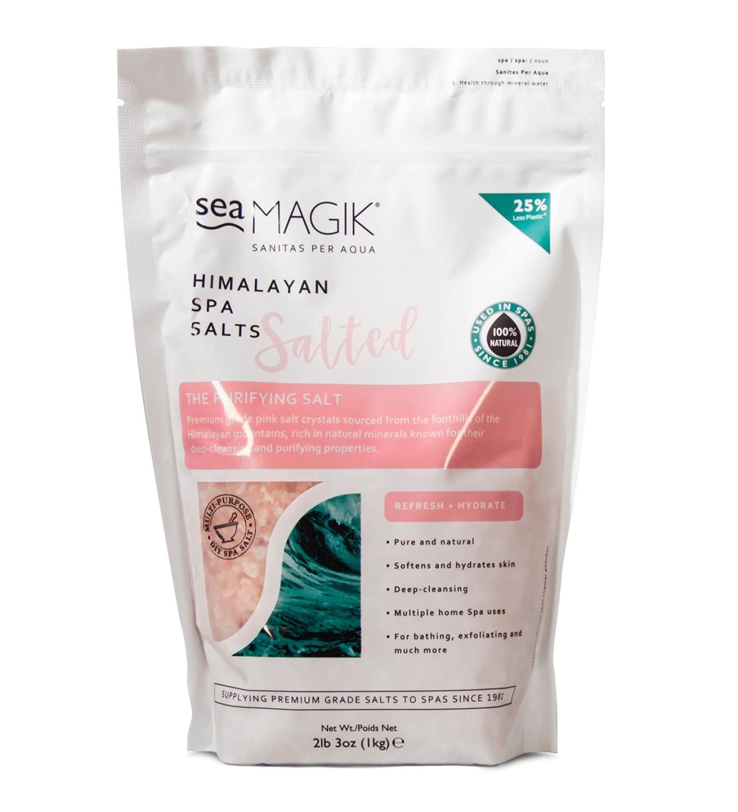 Dead Sea Spa Magik Himalayan Spa Salts 1kg - Natural Rejuvenating Salts for Relaxation and Skincare - Buy Online on SooperMarket.com