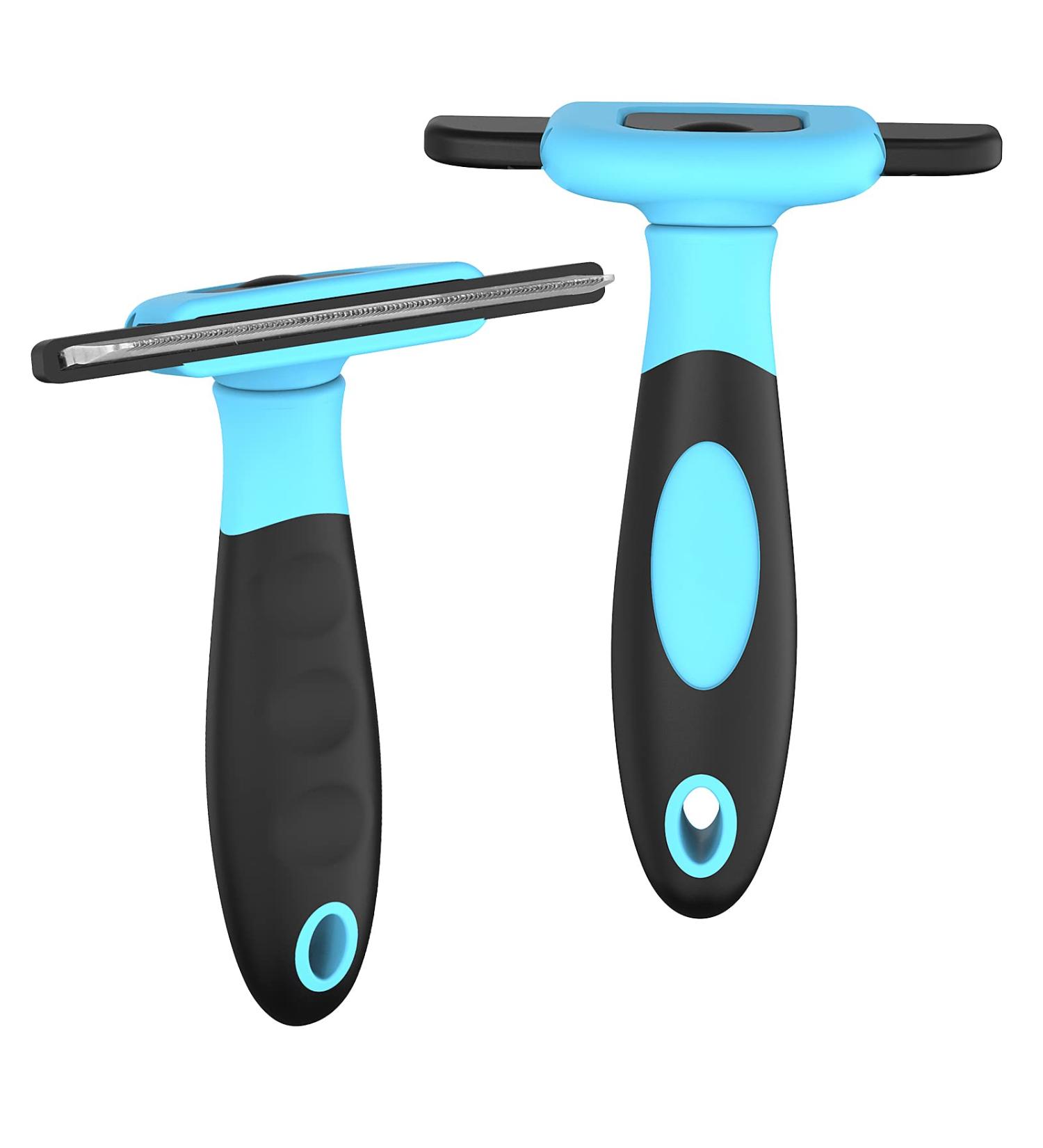 HCE Dog Hair Brush for Grooming | Best Brush for Matted Hair, Shedding & Defurring | Ideal for Large Dogs, Huskies | Blue - Buy Online on SooperMarket.com