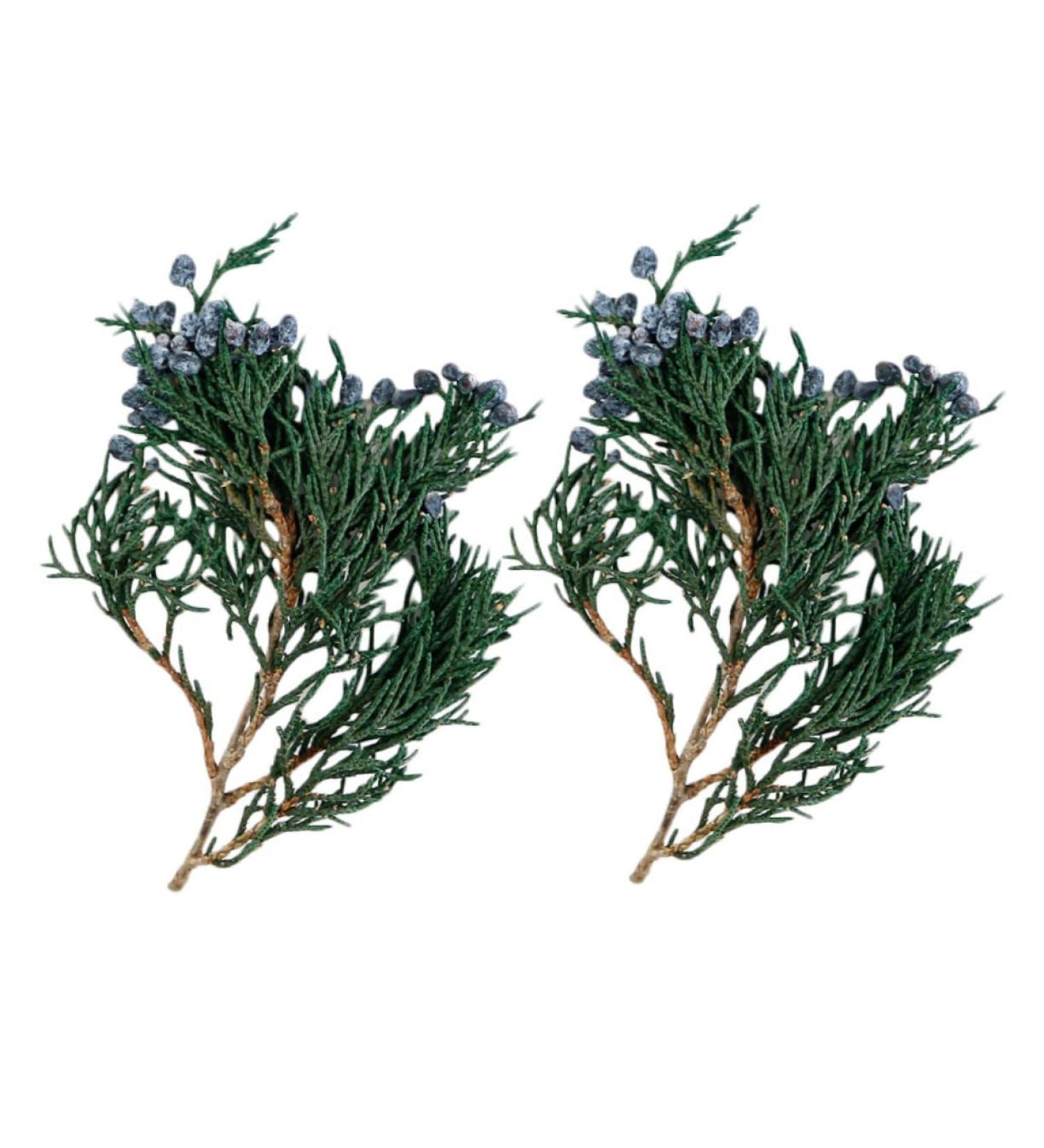 ABOOFAN 2 Pcs Pine Branch DIY Material Floral Boxes Wedding Decoration Christmas Pine Branches Household - Buy Online on SooperMarket.com