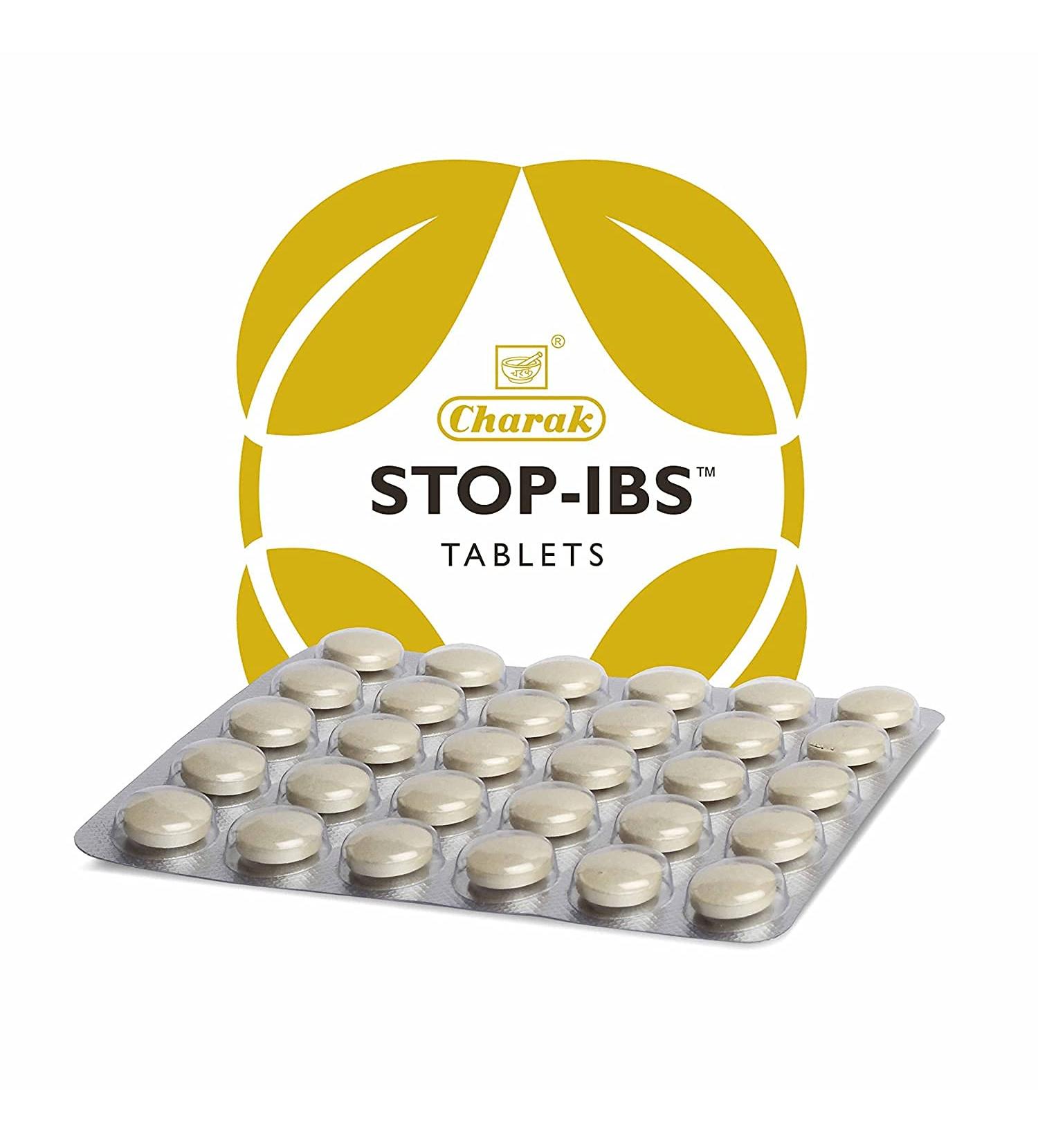Johns Charak Pharma Stop-IBS Tablet - Relief for Irritable Bowel Syndrome | Contains Sunthi, Bilva & Musta | 30 Tablets - Buy Online on SooperMarket.com
