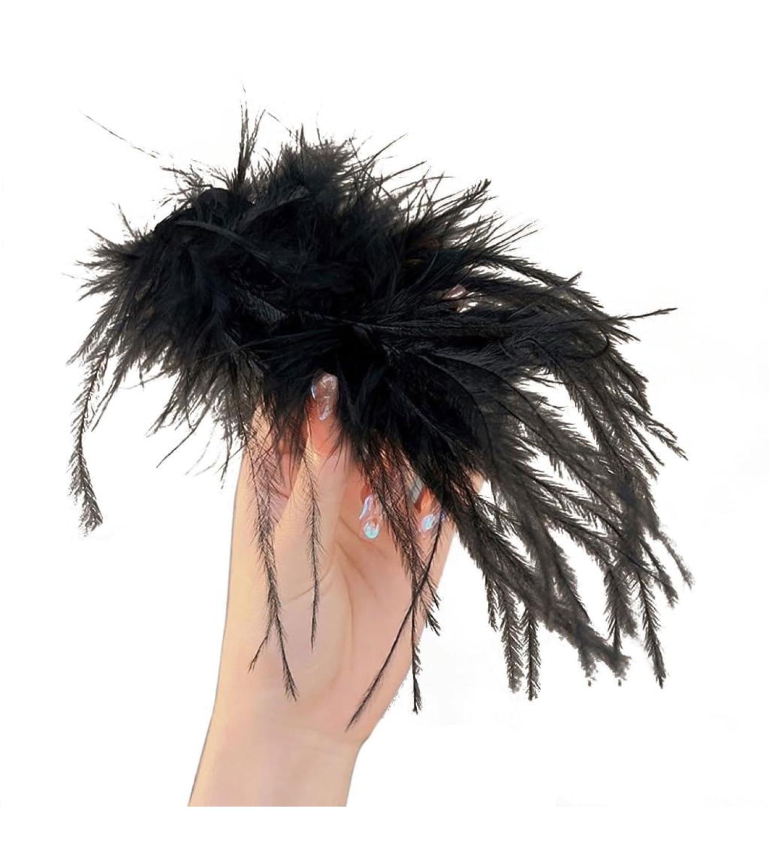 JSGHGDF Hair Clip 1920s Snap Hair Clip Hair Clamps Barrettes for Womens Large Headpieces Black - Buy Online on SooperMarket.com