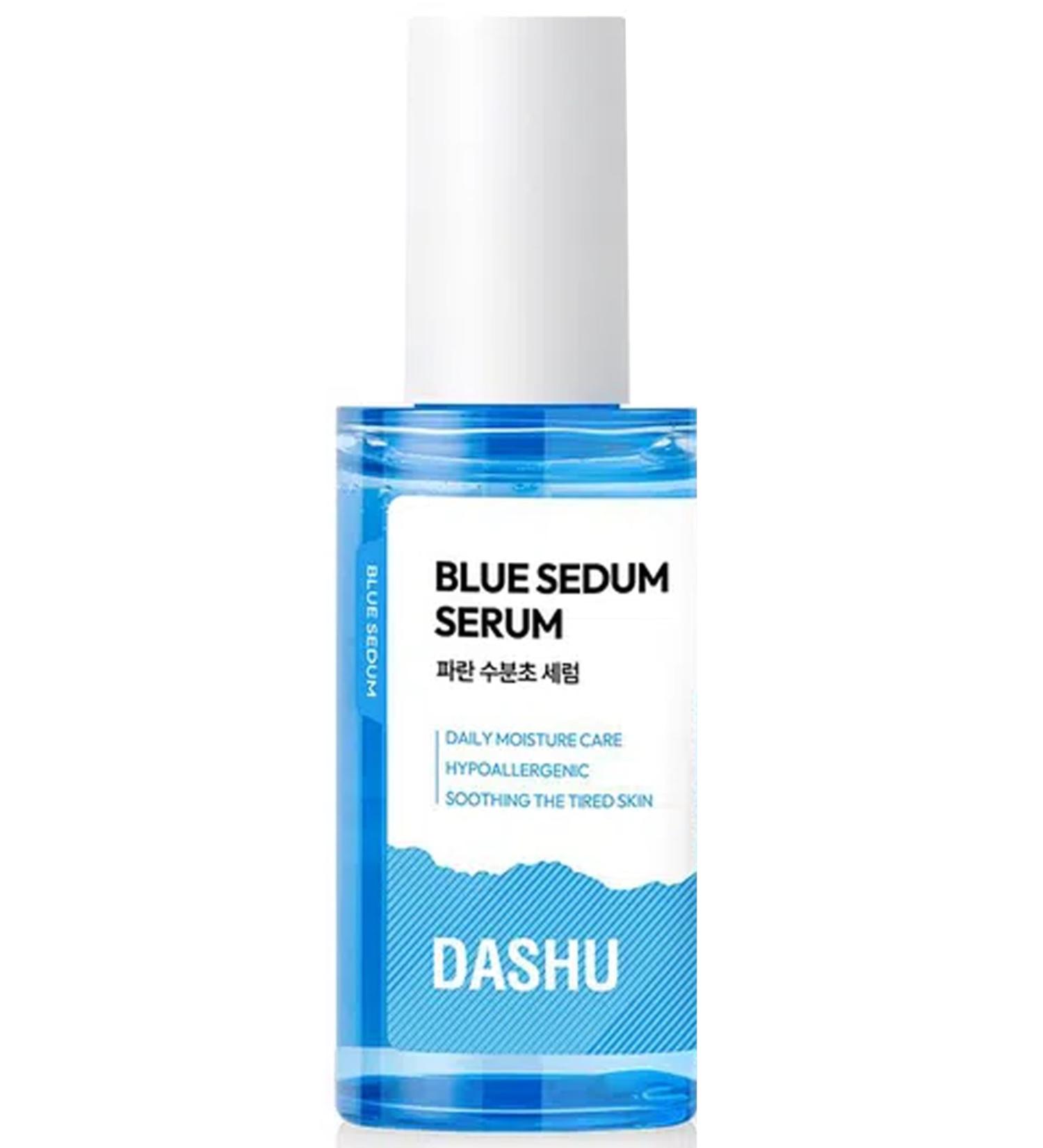 DASHU Boy Blue Sedum Water Serum | Hydrating Face Moisturizer with 8 Hyaluronic Acids | Men's Grooming Essentials - 2.19 fl oz - Buy Online on SooperMarket.com