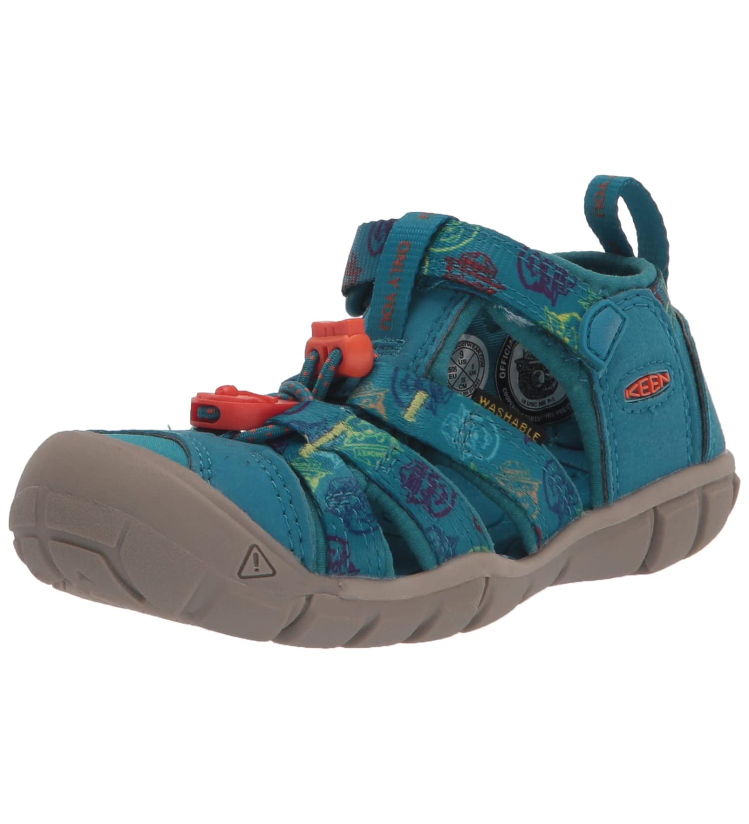 KEEN Unisex Kid's Seacamp 2 CNX Sandal - Smokey Bear Fjord Blue | Size 4 UK Child - Buy Online on SooperMarket.com
