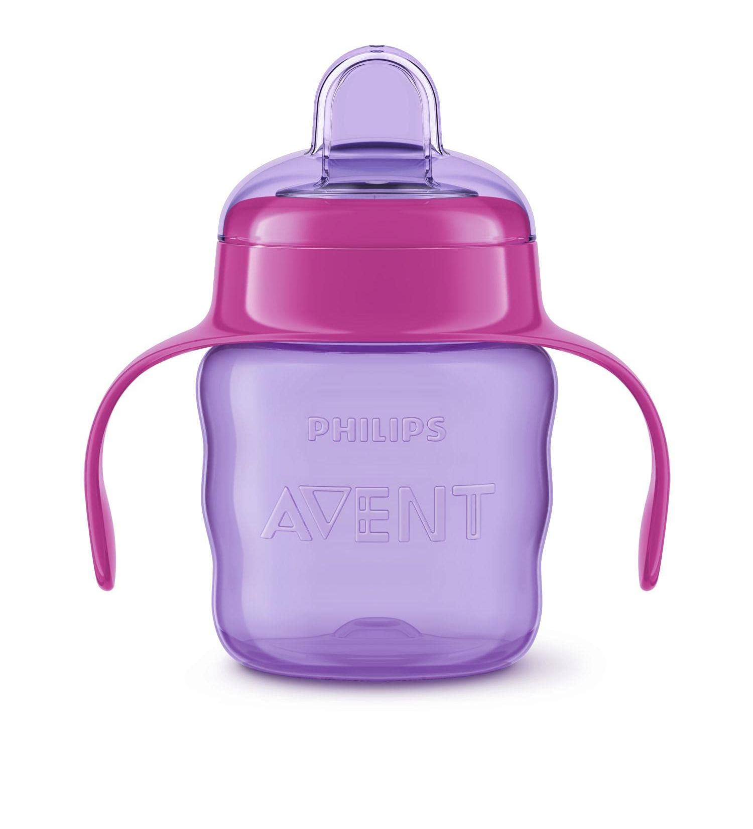 Philips Avent Auslauffl schchen Easy SIP - BPA-frei sp lmaschinenfest 200ml 6 Monate+ lila/rosa - SCF551/03 - Buy Online on SooperMarket.com