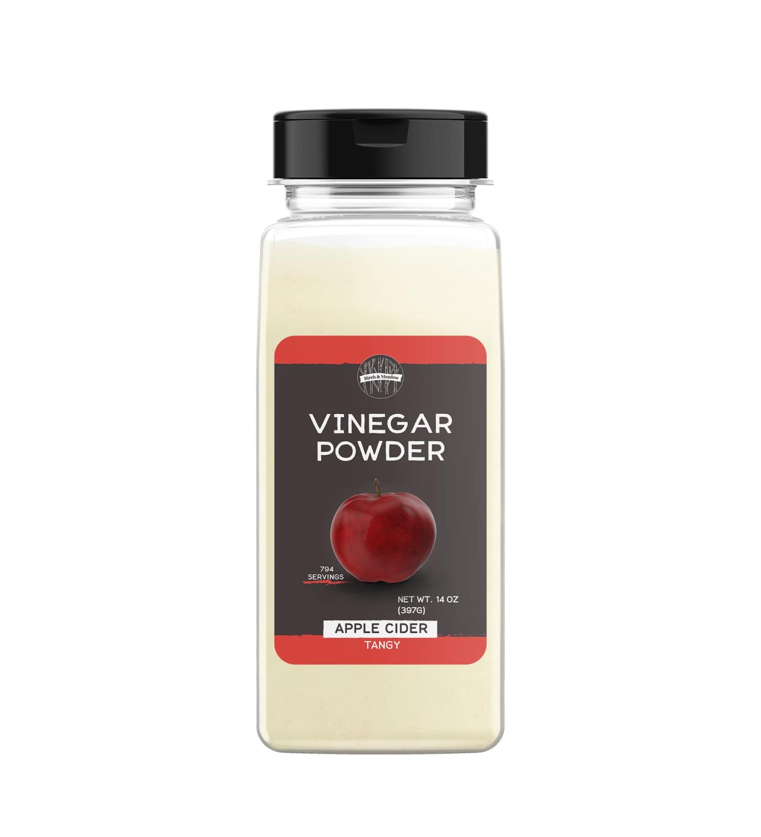 Birch & Meadow 14oz Apple Cider Vinegar Powder - Cooking & Baking Dry Vinegar - Buy Online on SooperMarket.com
