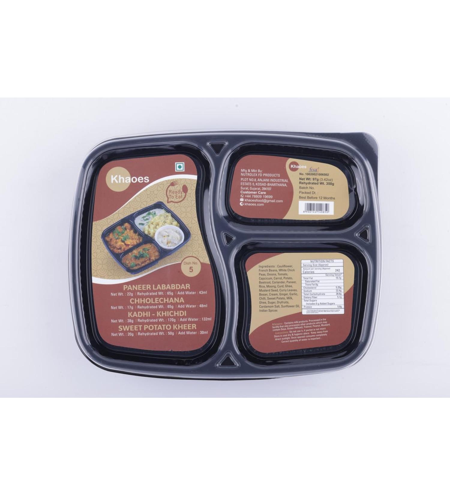Khaoes Ready to Eat Dish 5 Instant Dish 5 with No Added Preservative and Colours (Item Weight : 97 gr Pack Of 1) - Buy Online on SooperMarket.com