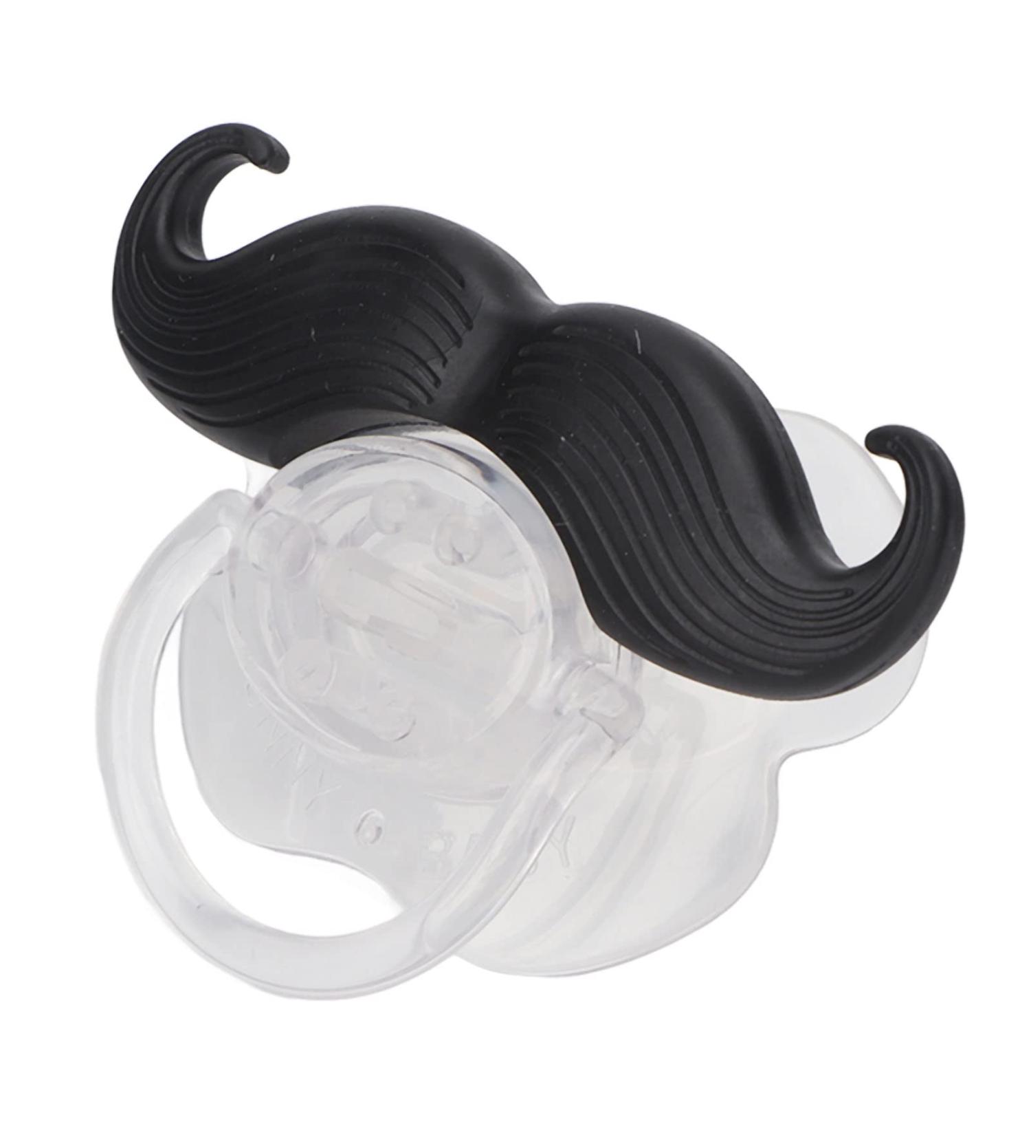 Beard Pacifier - Mustache Style Pacifier for Newborns | Safe & Fun Baby Accessory - International Shipping - Buy Online on SooperMarket.com