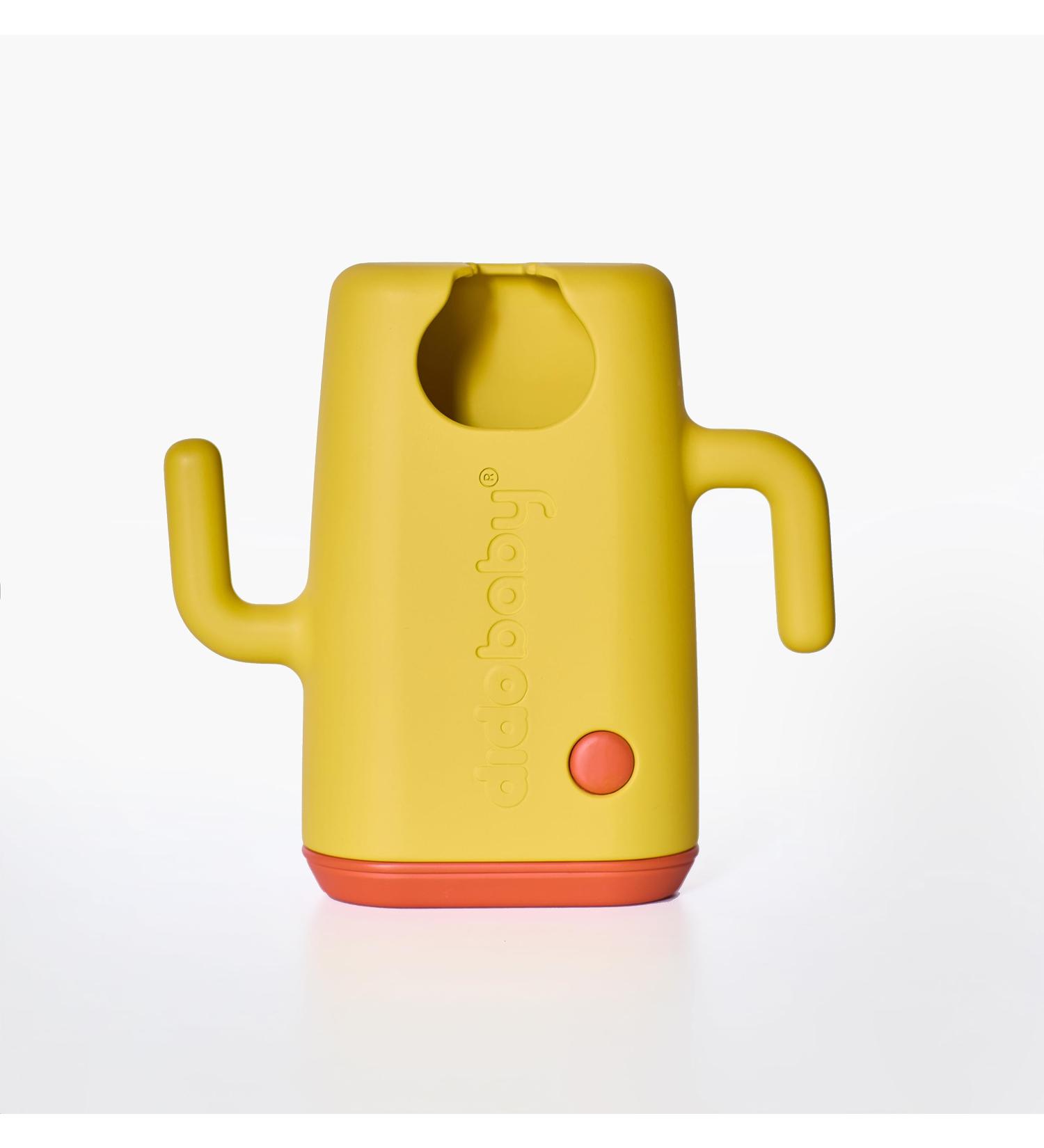 DIDOBABY Didopoucher: Two-in-ONE Anti-Spill Holder for Baby Food Pouches and Juice Bricks - Yellow - Buy Online on SooperMarket.com