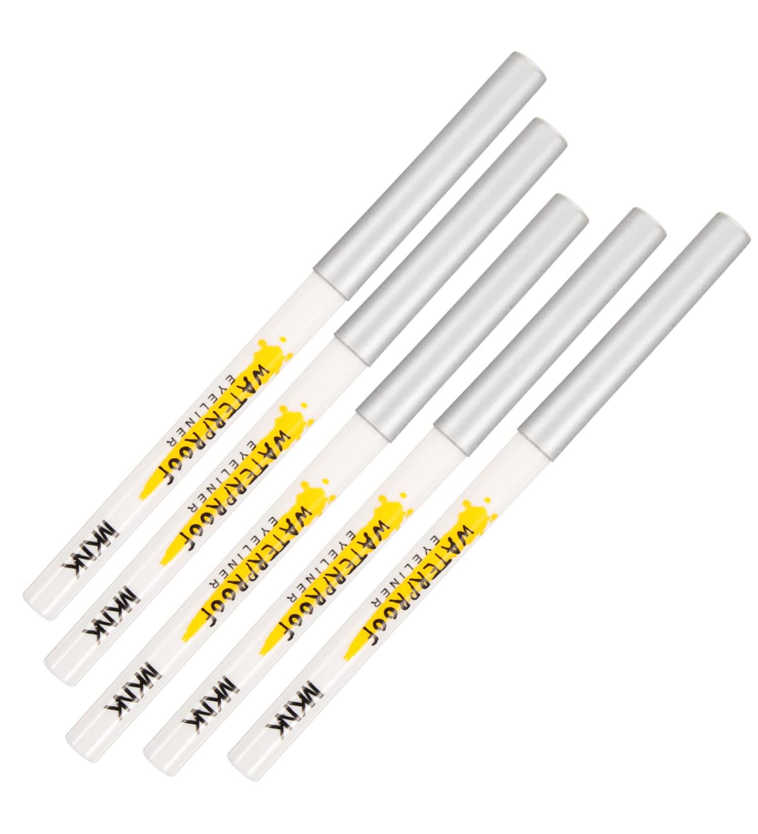 PLAFOPE Eye Shadow Cosmetics 5pcs White Lying Silkworm Pen Eyeshadow Beard Template for Men Eye Makeup Tools Set Girl Brighten - Buy Online on SooperMarket.com
