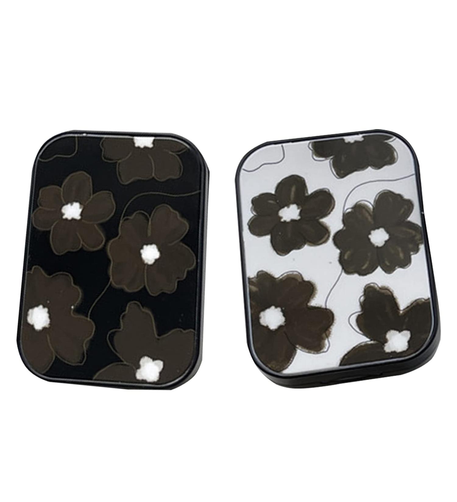 Worparsen Holder Compact -scratch Minimalistic Black Floral Case for Outdoor Multi - Buy Online on SooperMarket.com