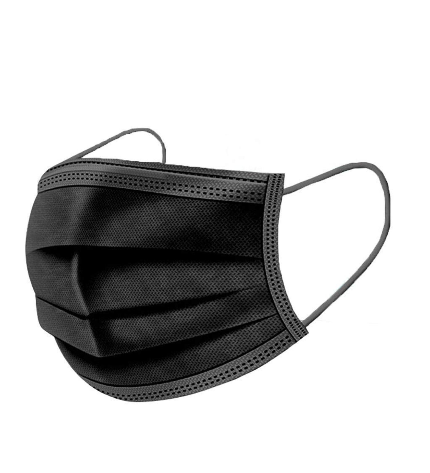 Buy 50 Pieces 3-Ply Disposable Face Masks with Elastic Bands - Fast International Shipping - Buy Online on SooperMarket.com