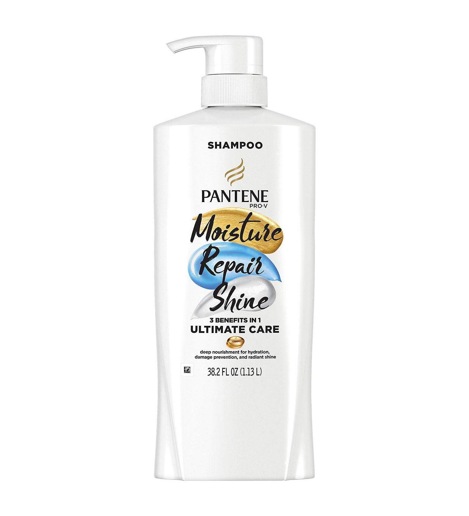 Pantene Pro-V Repair + Shine Shampoo for Damaged Hair - 38.2 fl. oz | Split Ends Treatment | Shop Internationally - Buy Online on SooperMarket.com