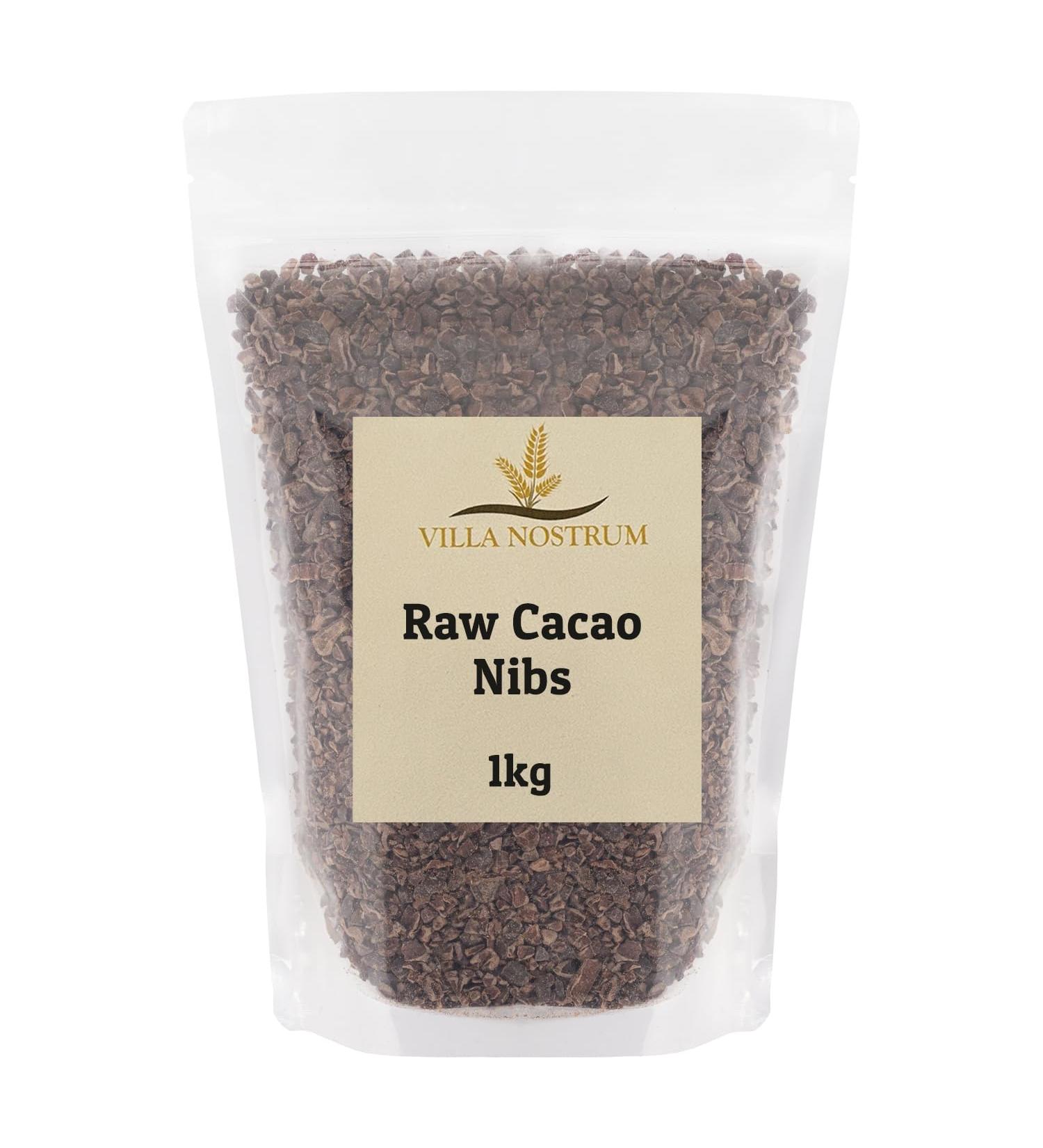 Raw Cacao Nibs 1kg by Villa Nostrum - Buy Online on SooperMarket.com