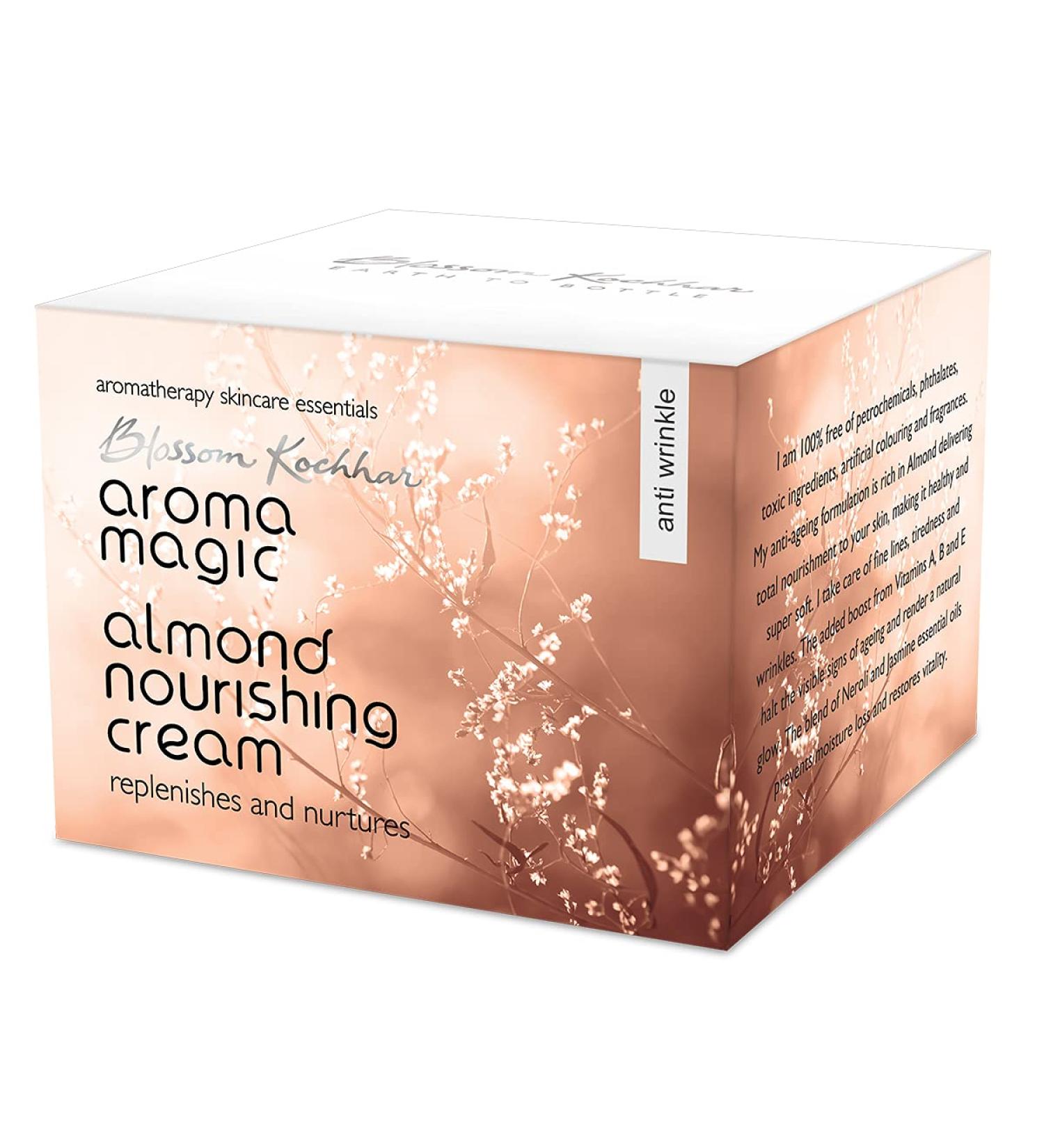 Aroma Magic Almond Nourishing Cream - Anti-Aging Moisturizer | Reduces Fine Lines & Wrinkles | Restores Vitality - 1.76 Oz/50g - Buy Online on SooperMarket.com