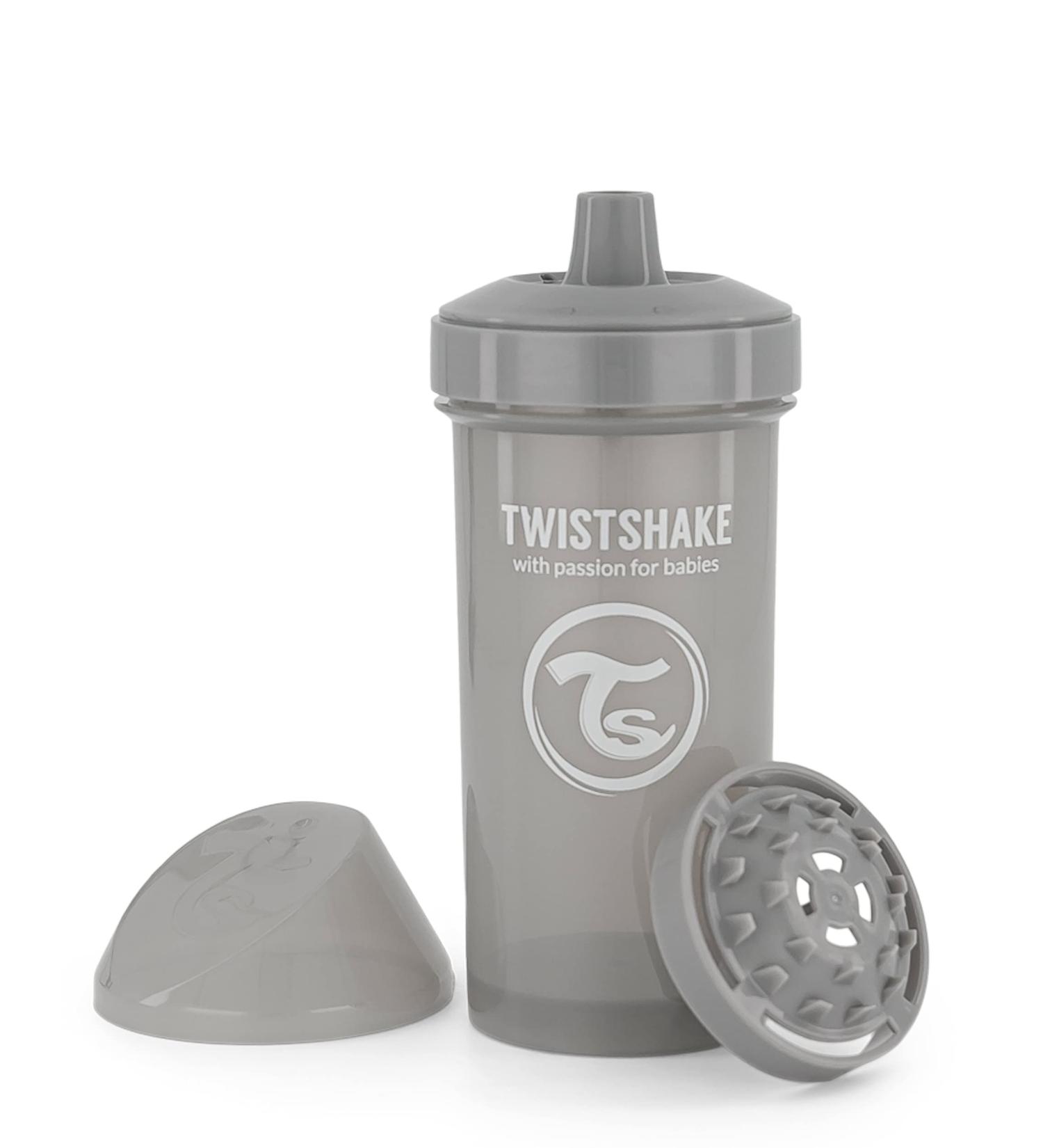 TWISTSHAKE 360ml Kid Cup - Pastel Grey | BPA-Free | 12+m - Buy Online on SooperMarket.com