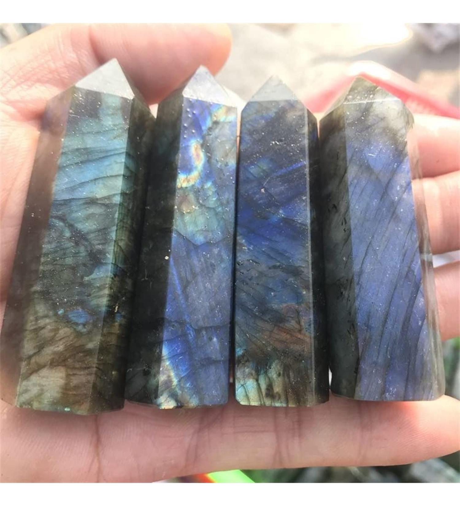 6-7cm Natural Stone Mineral Crystal Home Decoration Witchcraft Worship Meditation ChakraColumn NaturalReiki Decoration Household (Size : 5pcs) - Buy Online on SooperMarket.com