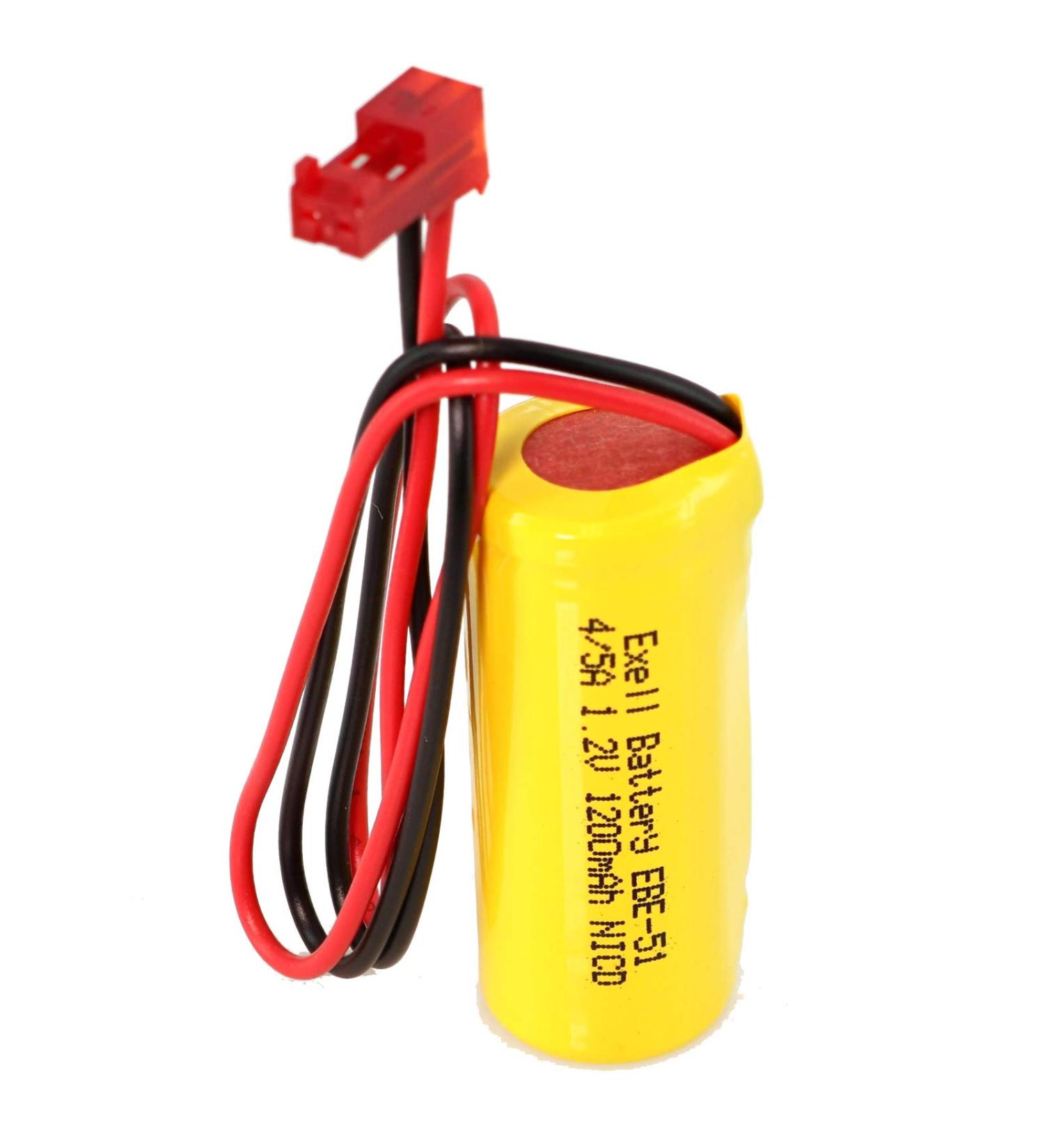Buy 1.2V 1200mAh Exell Emergency Lighting Battery - Compatible with Lithonia ELB1P201N2 ELB1P2901N LQMSW3R12277ELW & Saft 16440 - International Shipping Available - Buy Online on SooperMarket.com