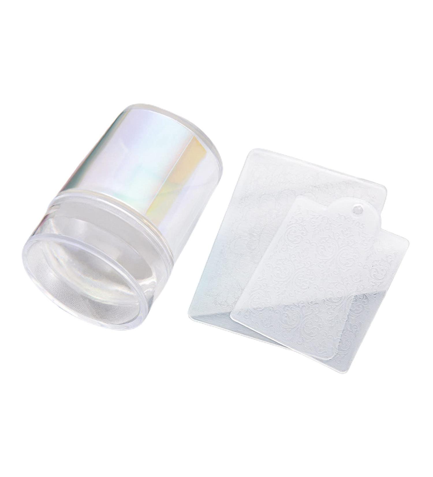 Wirlsweal Nail Art Stamp Set - Trendy Stamp Tool for Stunning Nails | Good Elasticity & Soft Texture | Removable Fingernail Seal | International Shipping - Buy Online on SooperMarket.com
