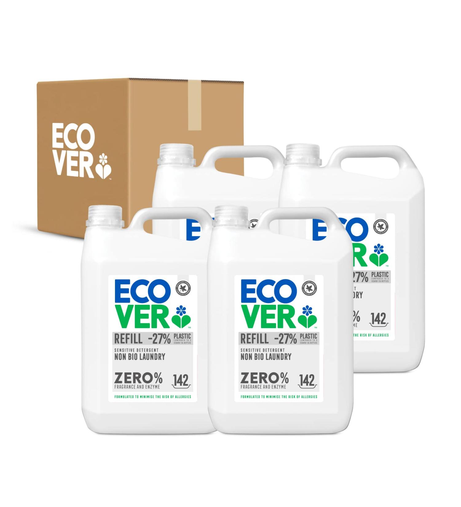 Ecover - Zero Non Bio Laundry Liquid Concentrated 5L - Buy Online on SooperMarket.com